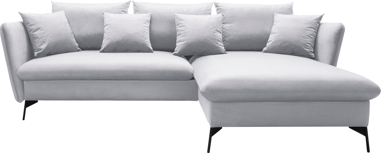 OTTO home Ecksofa »LIVORNO,258 cm, L-Form,« Schlaffunktion u. Bettkasten (1 günstig online kaufen