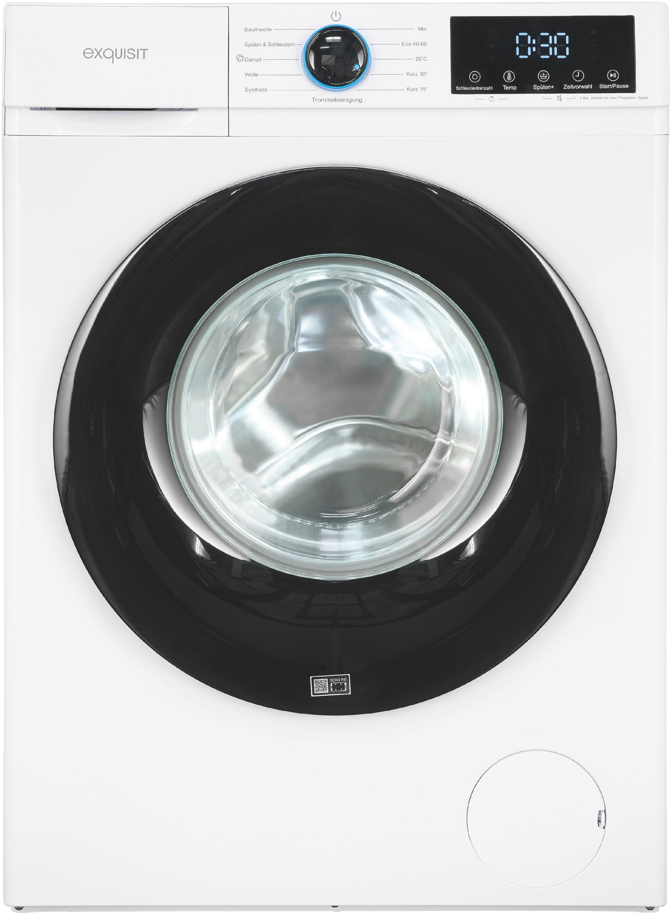 EXQUISIT Waschmaschine »WA6312-371A weiss« weiß Energieverbrauch: 42 kWh/100 Zyklen