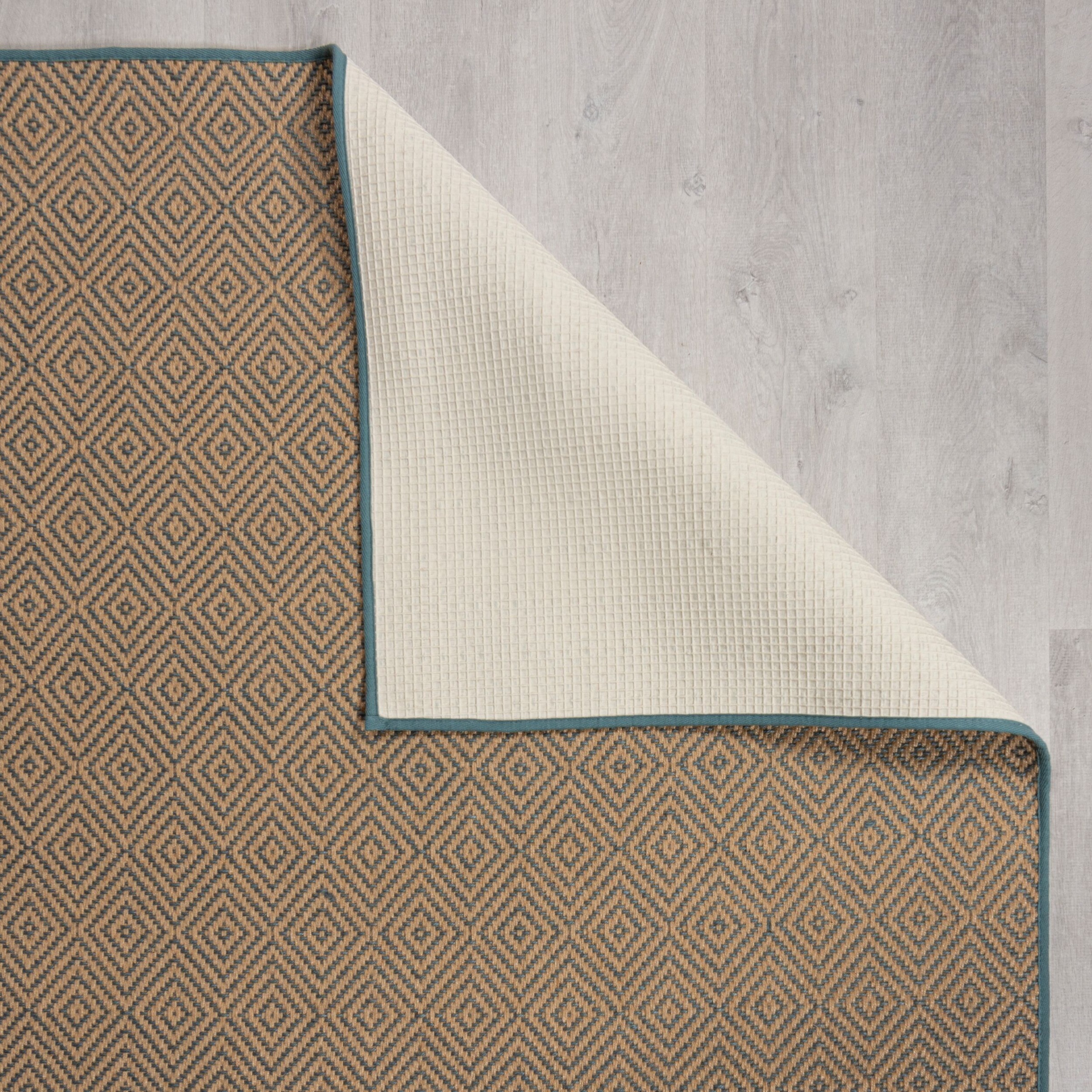 FLAIR RUGS Teppich »Jute Diamond«, rechteckig, 4 mm Höhe, Jute Teppich