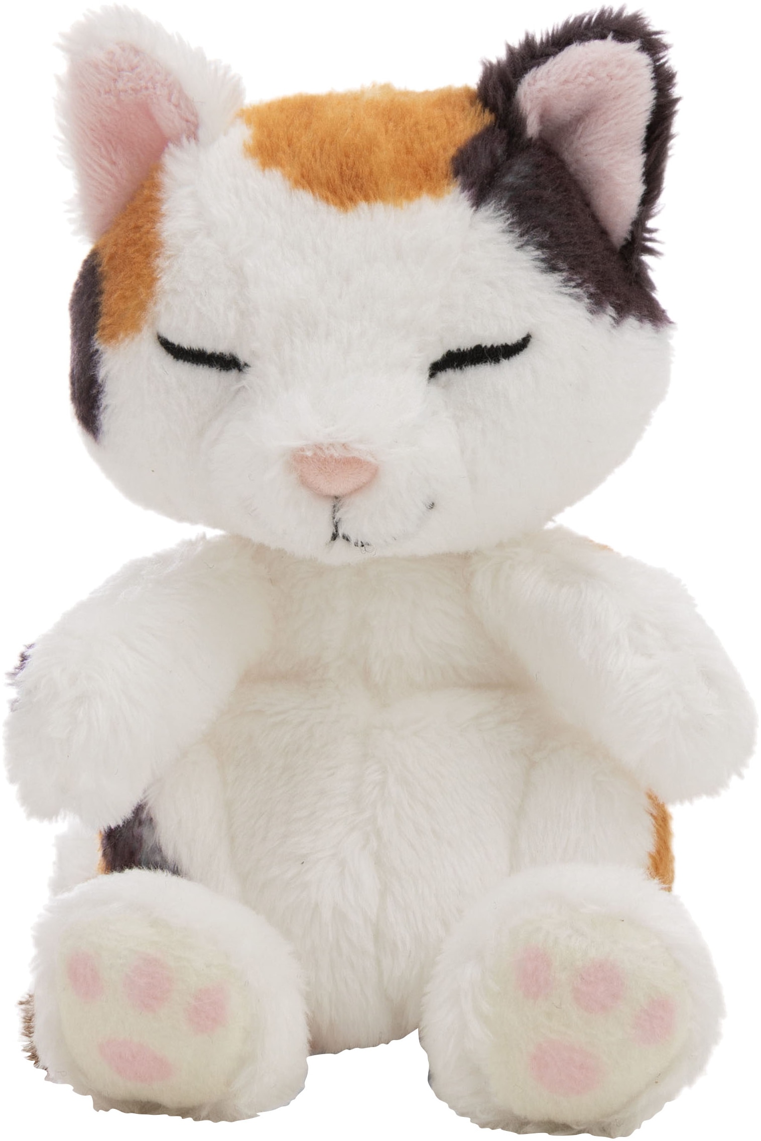 Nici Kuscheltier »Sleeping Pets, Glückskatze, 12 cm« im Körbchen