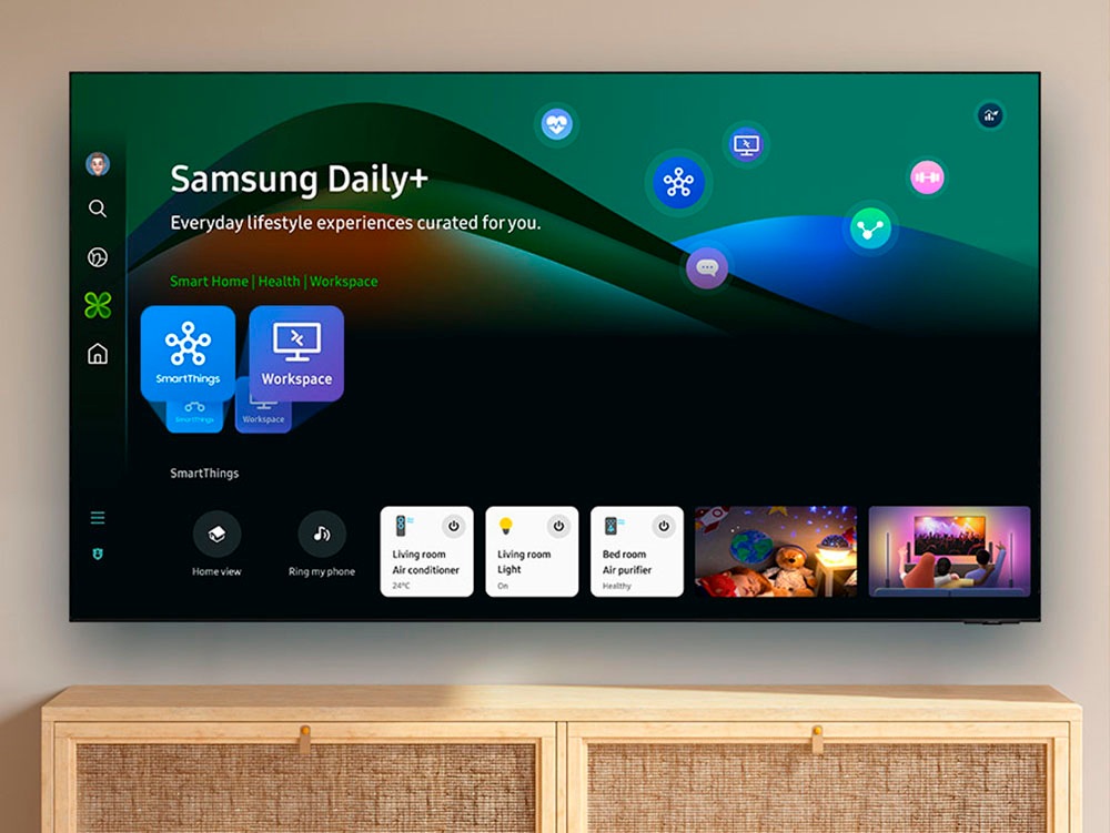 Samsung OLED-Fernseher »GQ55S95DAT«, 4K Ultra HD, Smart-TV, Neural Quantum 4K AI Gen2 Prozessor, Glare Free, bis zu 144Hz