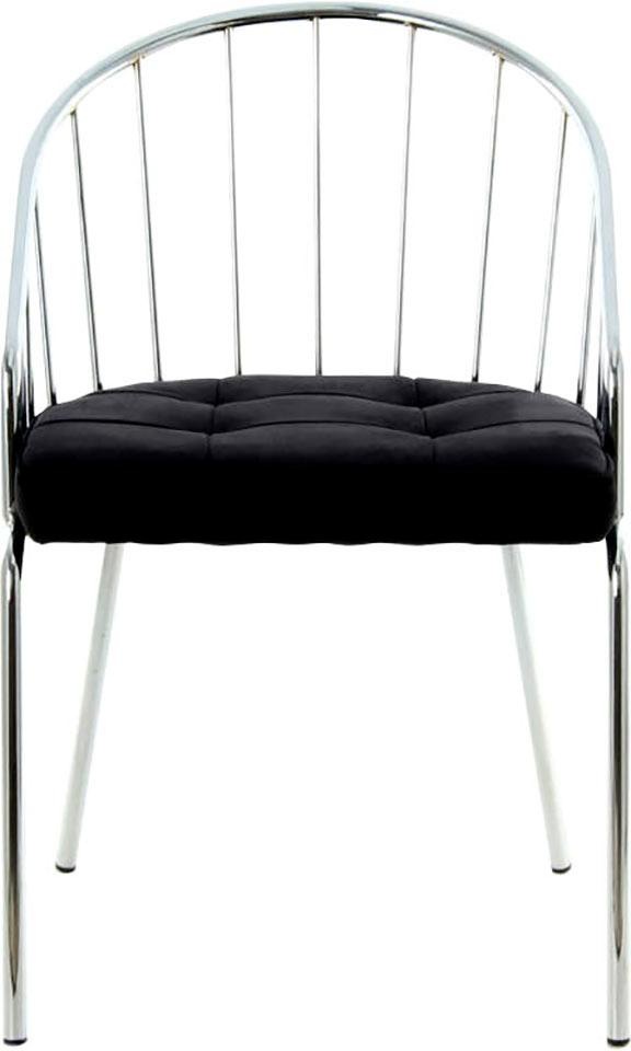 Kayoom Stuhl »Palma,minimalistischer Stuhl,durchgehendes Gestell aus stabilem Metall«, 1 St., elegant, bequem, stabil, in edlen Farben gehalten