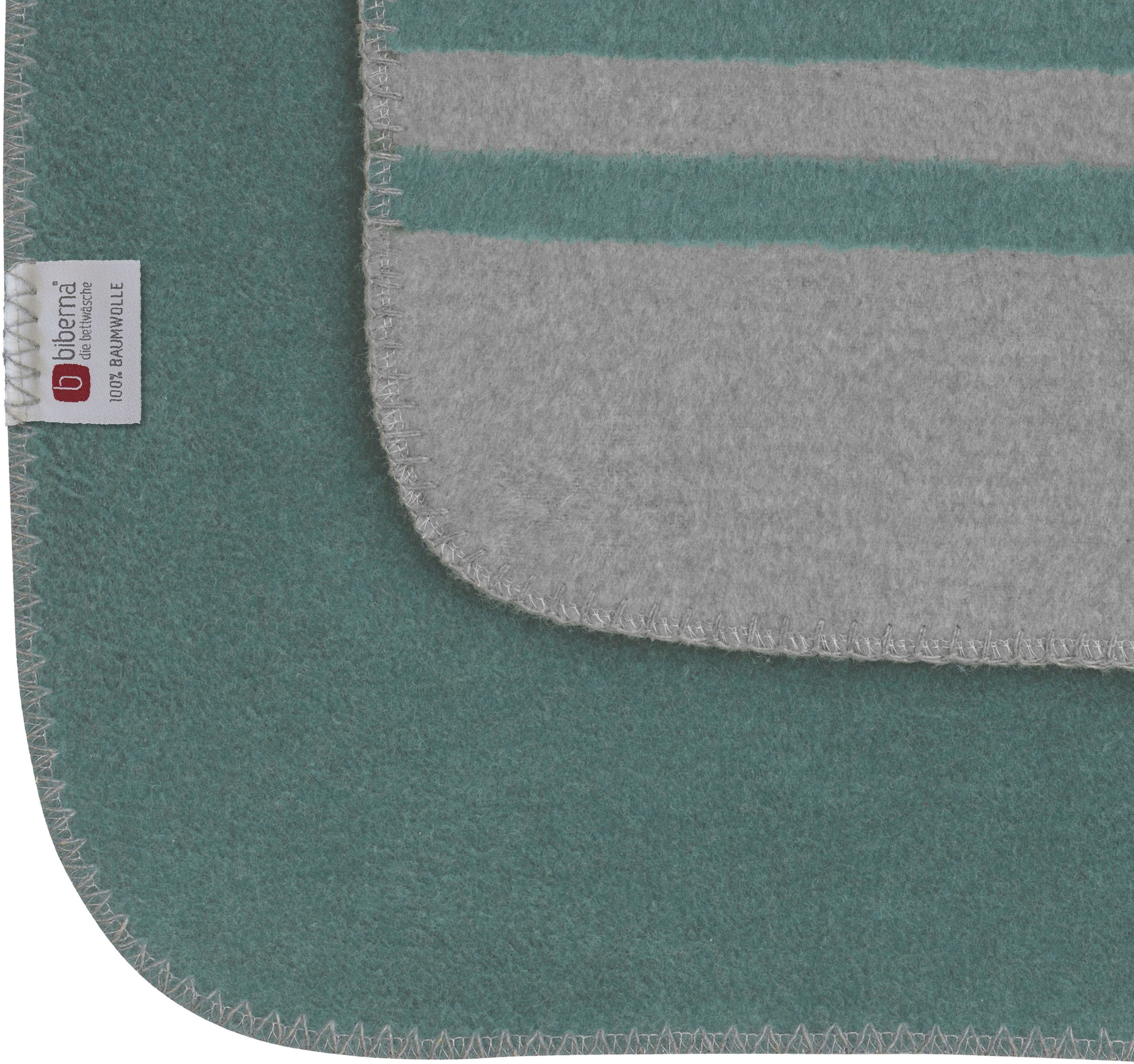 Biberna Wohndecke »Aras« weiche Wohndecke mit Wendefunktion und Melangeoptik, Made in Germany