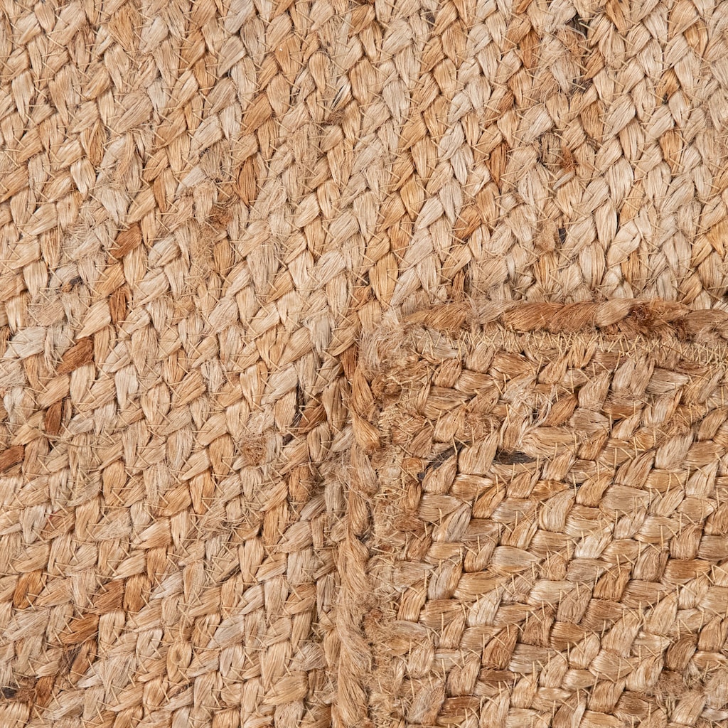 Paco Home Teppich »Skive 687«, rechteckig, handgeflochten, Kreis Muster, Naturfaser, auch als Läufer