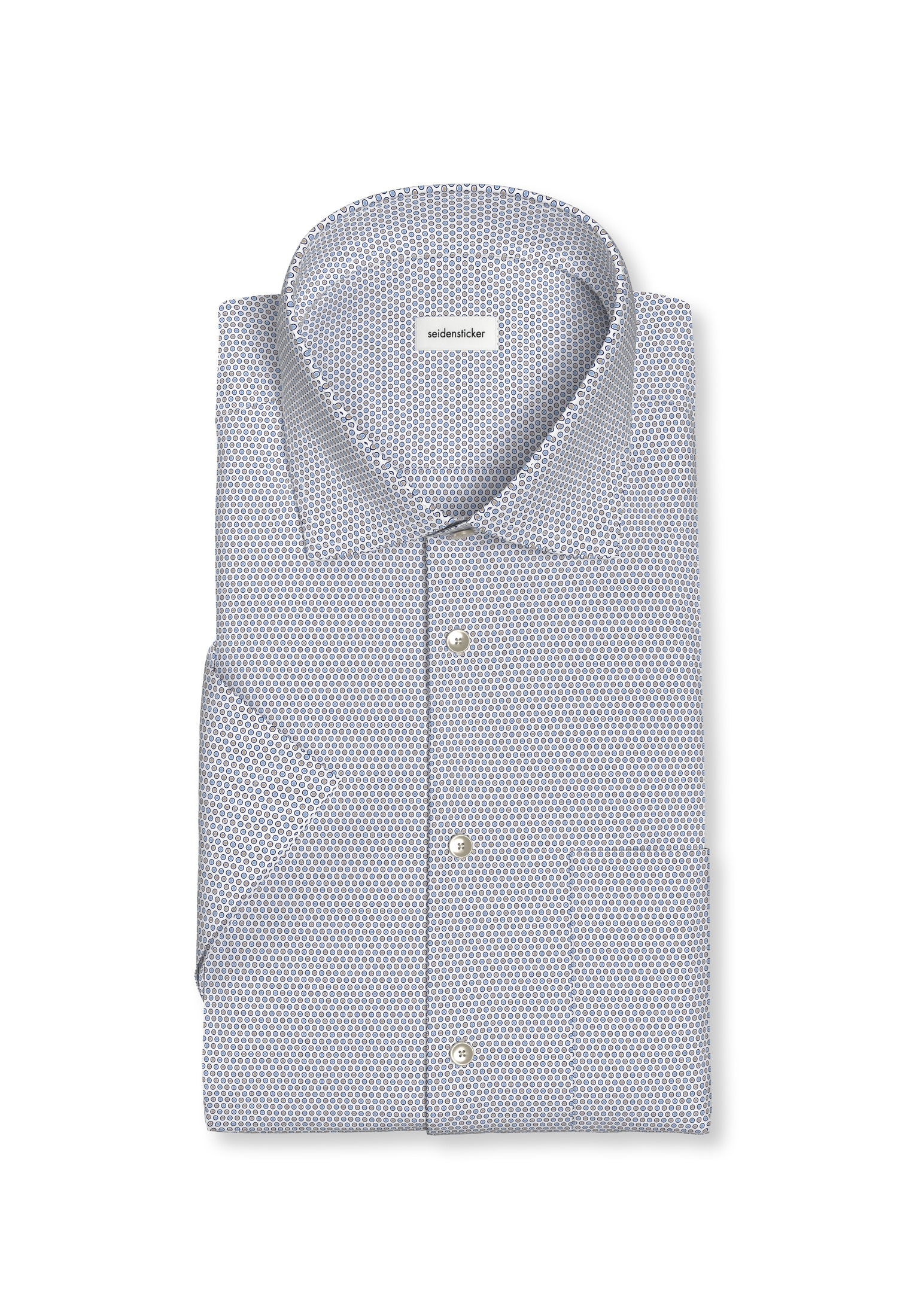 seidensticker Businesshemd »Regular« Regular 1/2 Kentkragen Druck
