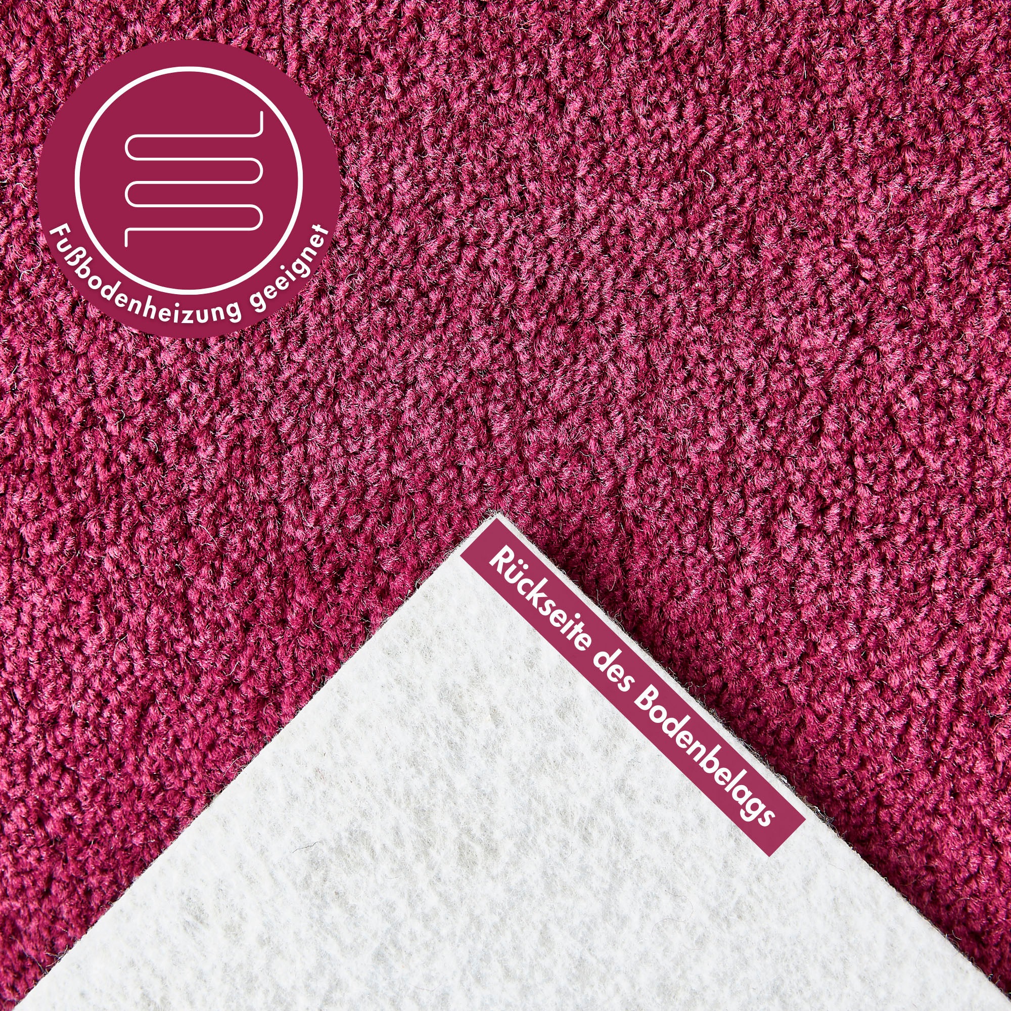 Andiamo Teppichboden »Ines, Kräuselvelours, Made in Netherlands«, rechtecki günstig online kaufen