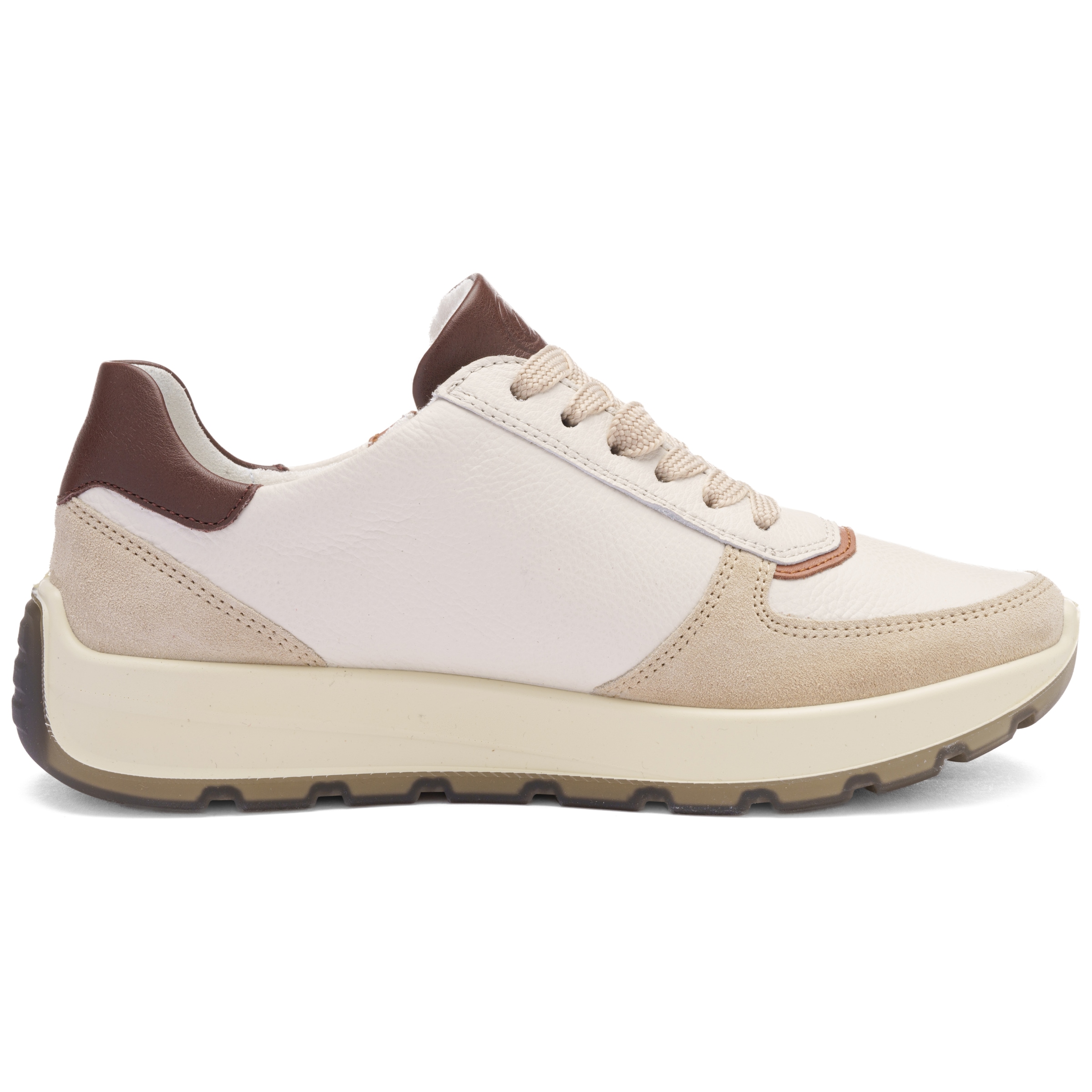 Ara Plateausneaker »NEW YORK«  Plateau, Freizeitschuh, Halbschuh, Schnürer, Kontrastbesätze, H-Weite