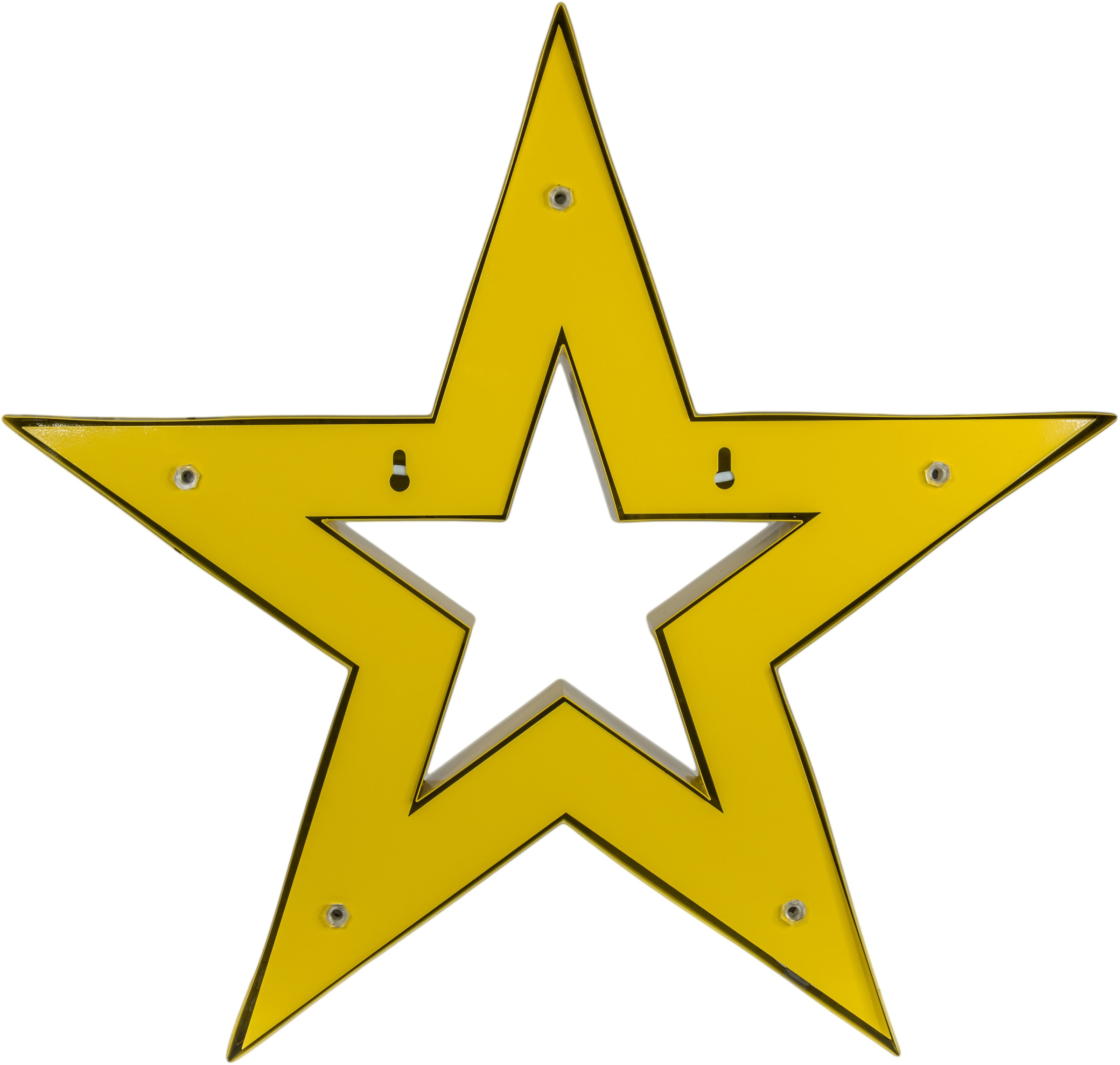 MARQUEE LIGHTS Dekolicht »Star«, 10 flammig, Leuchtmittel E14 | ohne Leuchtmittel, Wandlampe, Tischlampe Stern 10 Leuchtmittel E14 (exkl.) - 61x61 cm