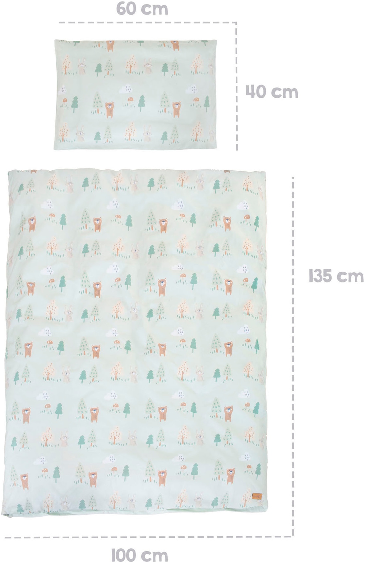 roba® Babybett »Room Bed - Woodland Buddies«, als Beistell-, Kinder- und Juniorbett verwendbar