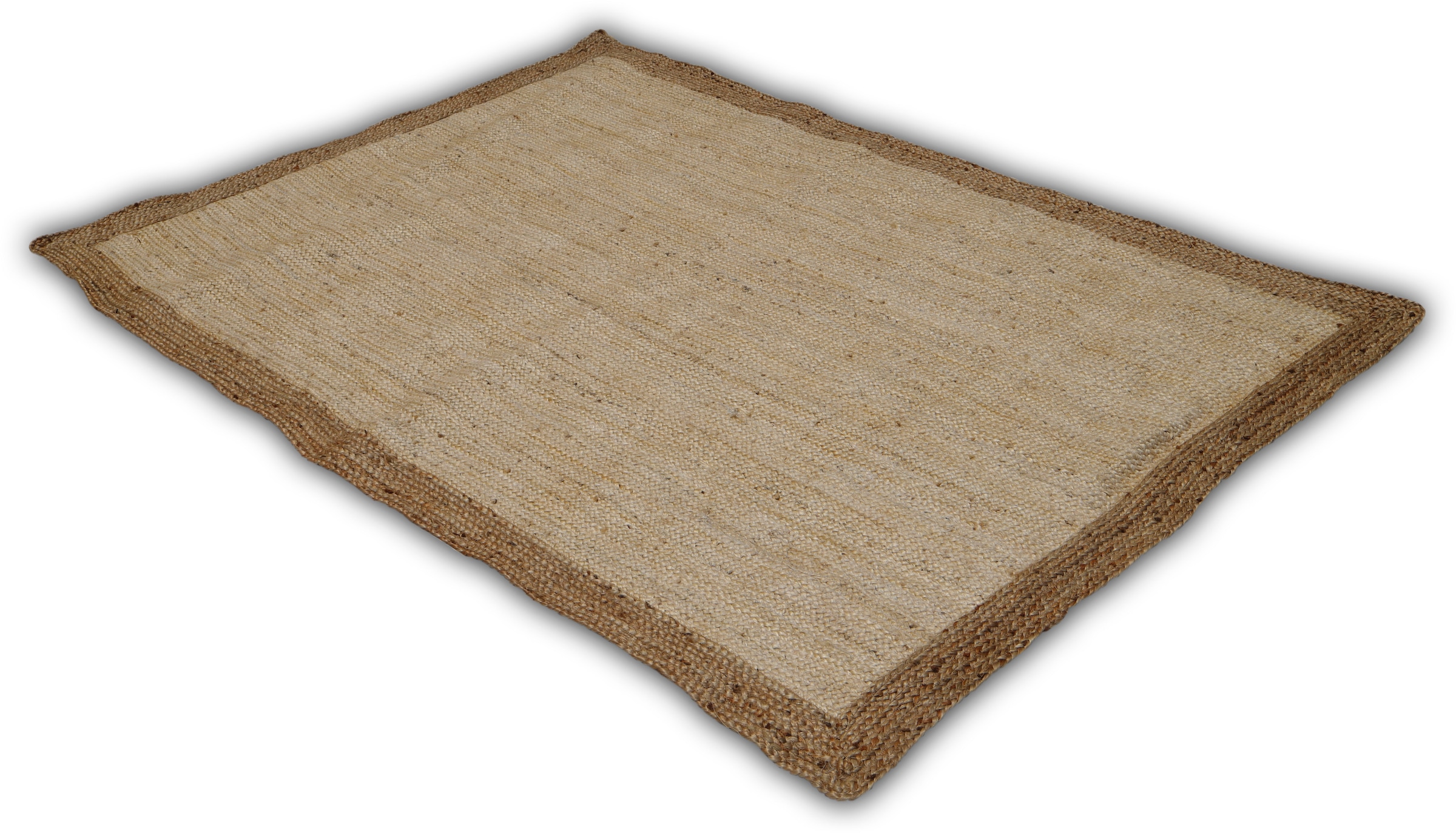 andas Teppich »Nishay«, rechteckig, Geflochtener Teppich, Naturprodukt aus  100% Jute, Bordüre bequem und schnell bestellen