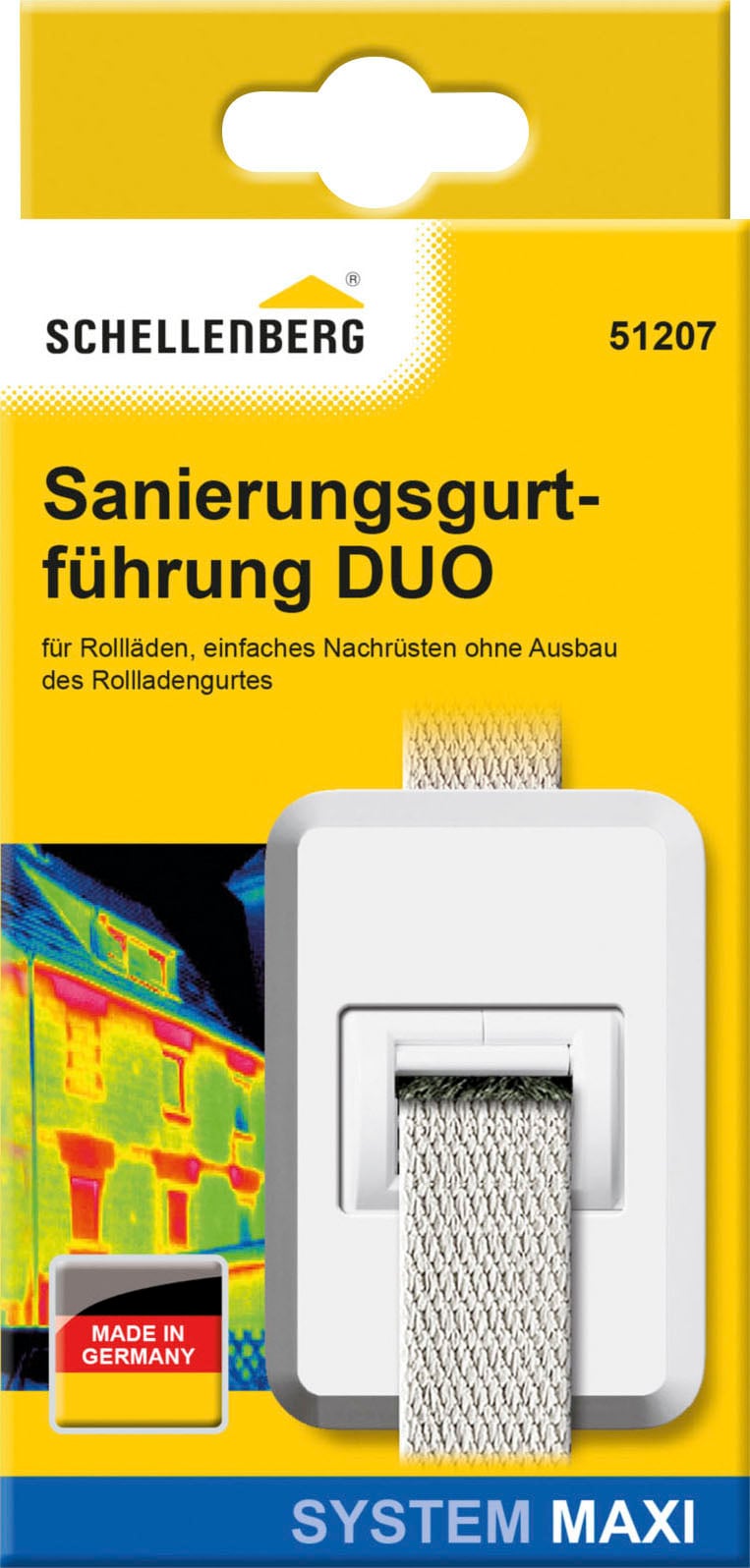 Rollladen-Gurtführung »Sanierungsgurtführung DUO Maxi«, (1 St.), mit Bürstendichtung...