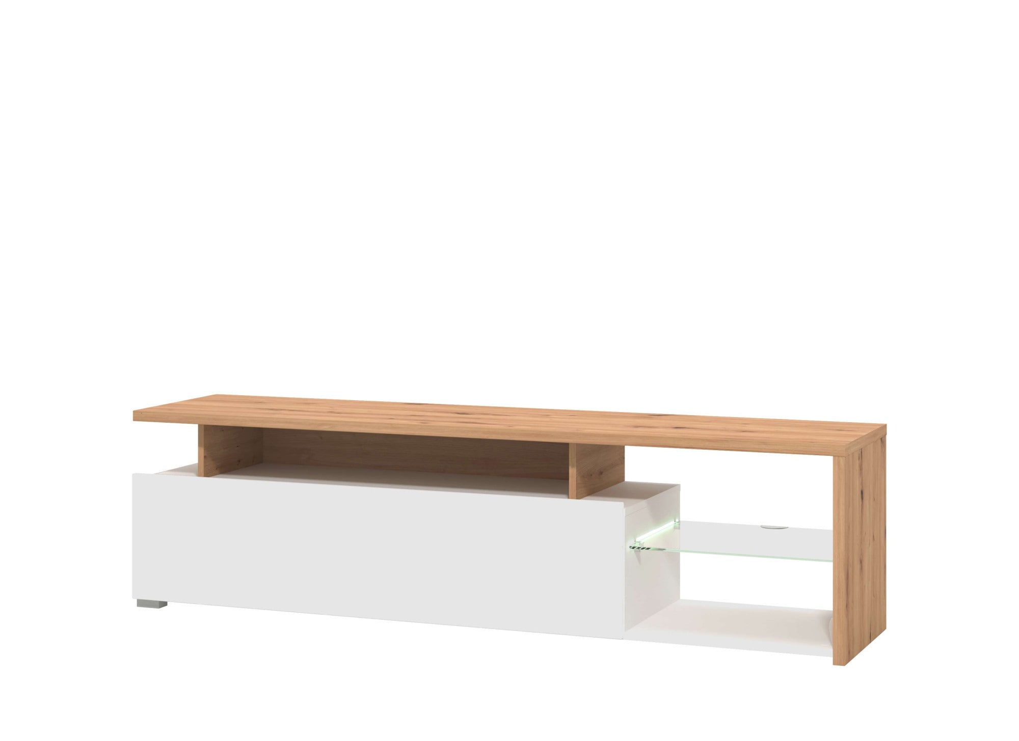 INOSIGN Lowboard »Arctic TV-Board«, TV-Kommode,Br. 170 cm, mit und ohne LED-Beleuchtung,Front mit Fräsung