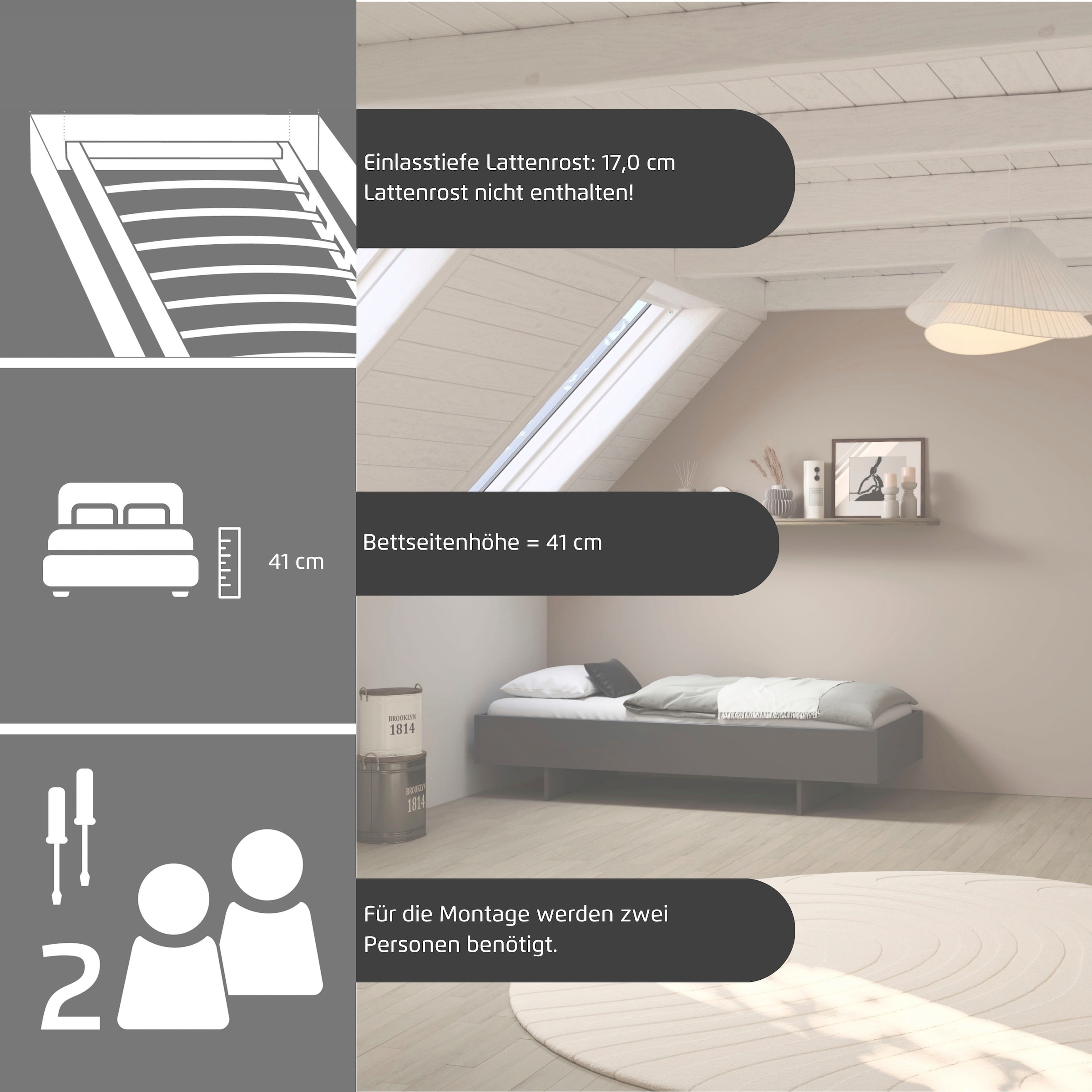 rauch Futonbett »Phoenix« ohne Kopfteil