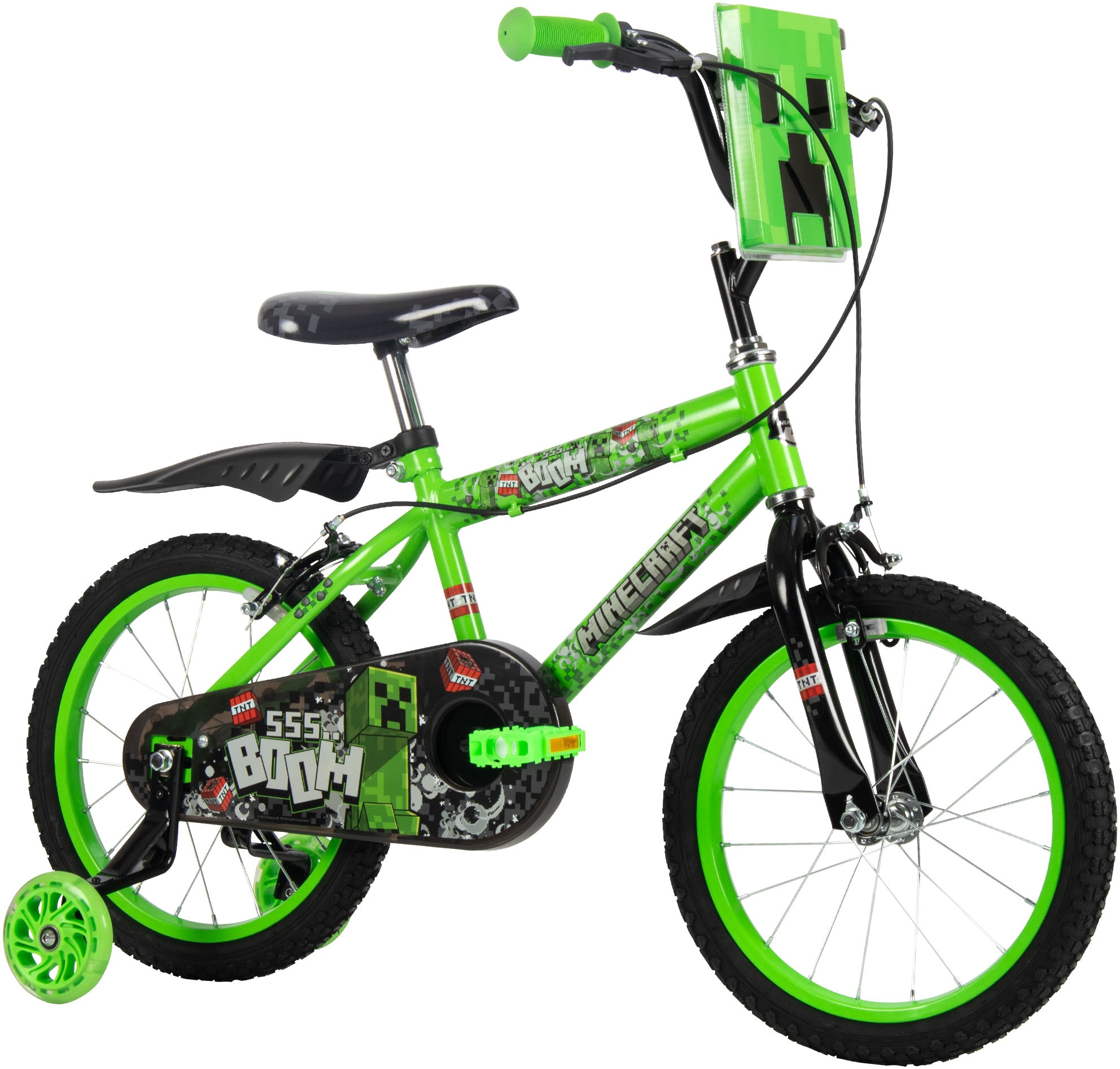 Huffy Kinderfahrrad »Minecraft Kinder 16 Zoll Fahrrad«