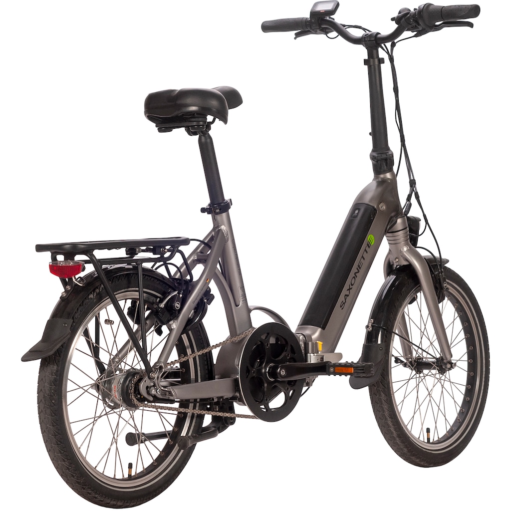 SAXONETTE E-Bike »Compact Premium Plus«, 7 Gang, Mittelmotor 250 W, (mit Akku-Ladegerät)