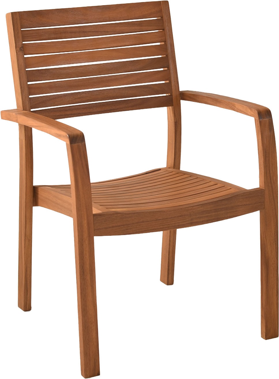 MERXX Garten-Essgruppe »Batavia« Set, 7 tlg. inkl. 6 Stapelsessel, 1 Ausziehtisch