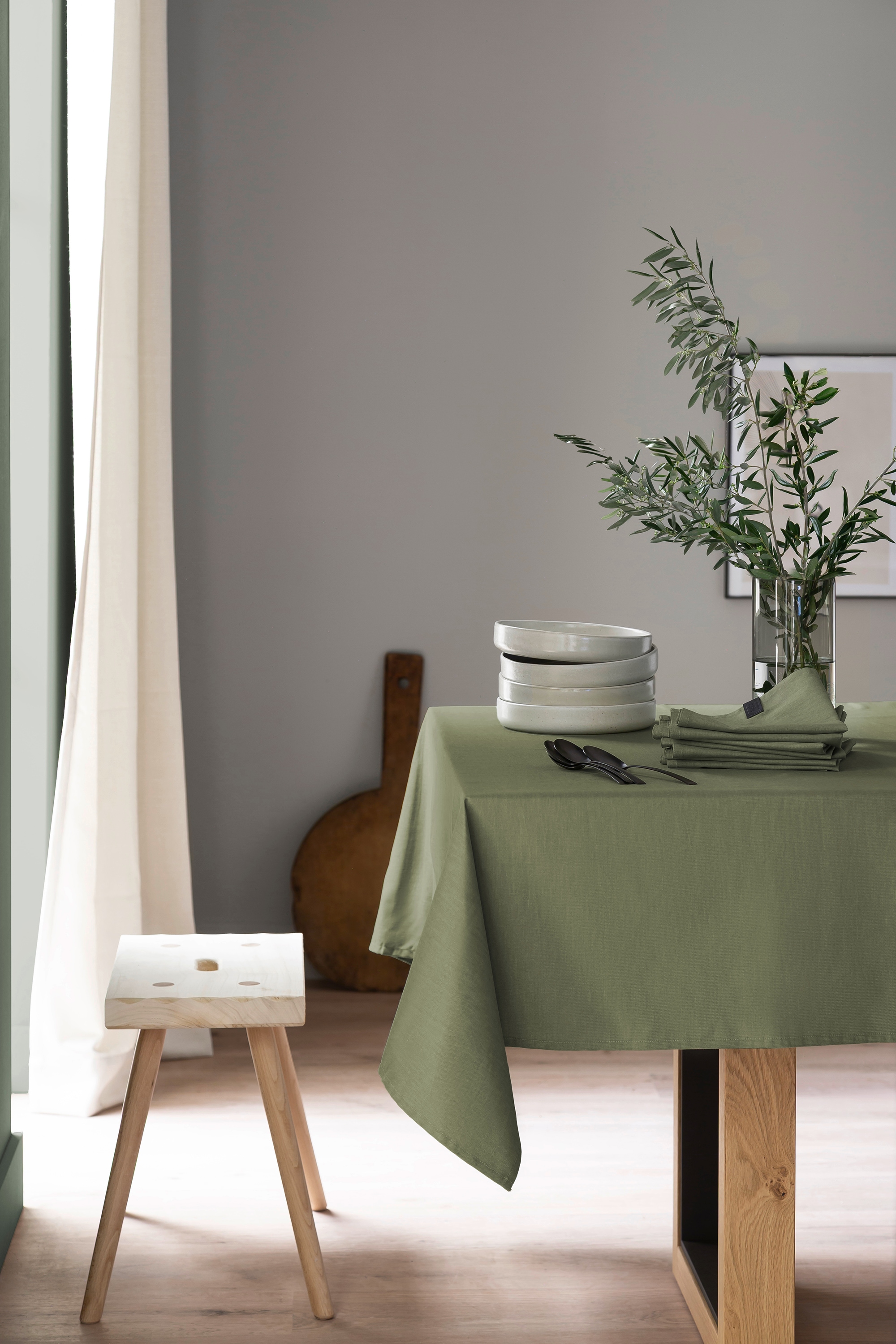 SCHÖNER WOHNEN-Kollektion Tischdecke »Base« aus reiner, sanforisierter Baumwolle