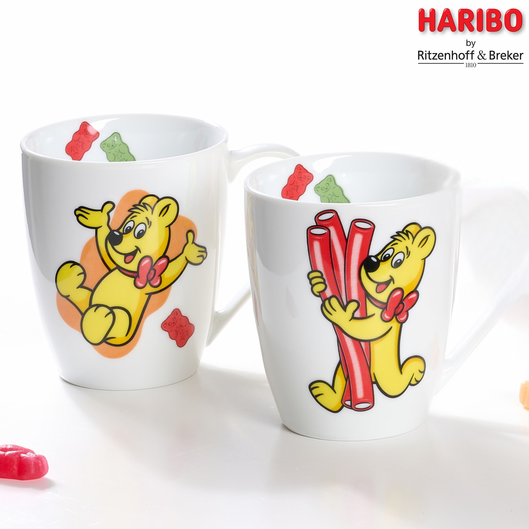 Ritzenhoff & Breker Becher »HARIBO Happy Bear, 360 ml«, (1 tlg.), spülmaschinenfest