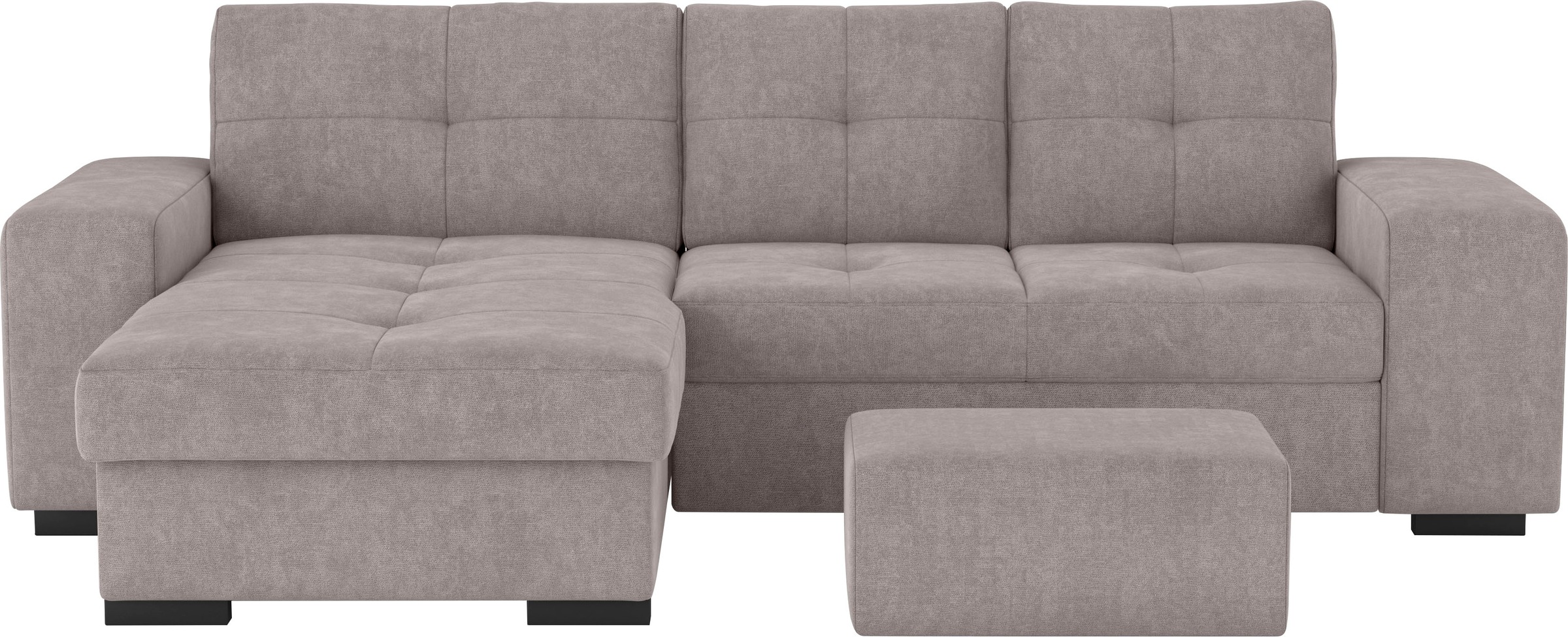 COTTA Ecksofa »Mattina L-Form«, mit Hocker, wahlweise mit Bettfunktion & Be günstig online kaufen
