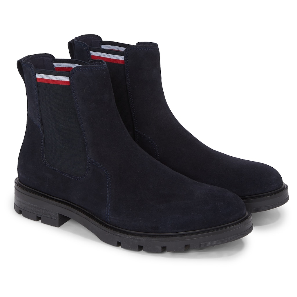 Tommy Hilfiger Chelseaboots »CORPOARTE HILFIGER SUEDE CHELSEA«
