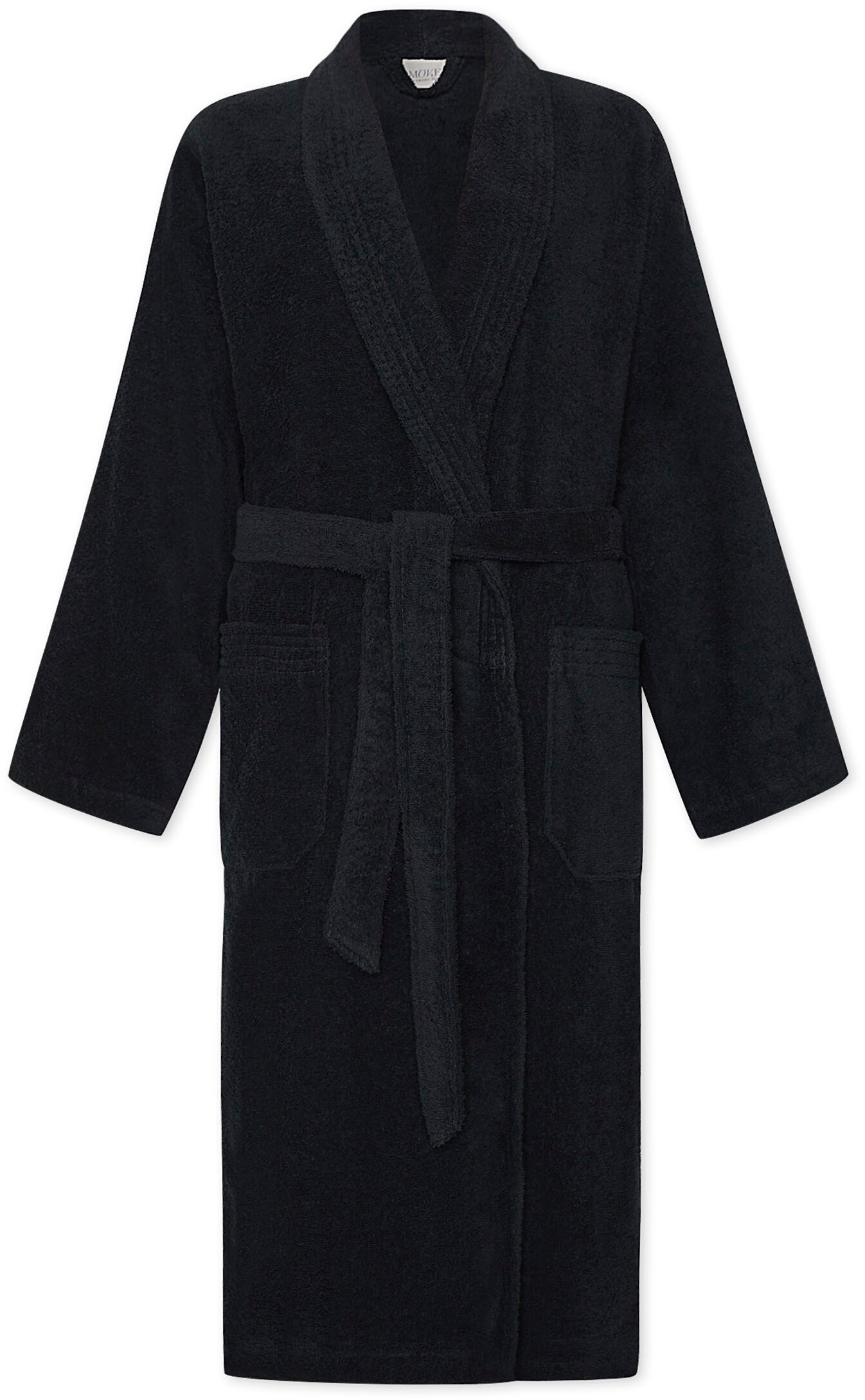 Möve Unisex-Bademantel »Basic« 1 Stk. mit Schalkragen