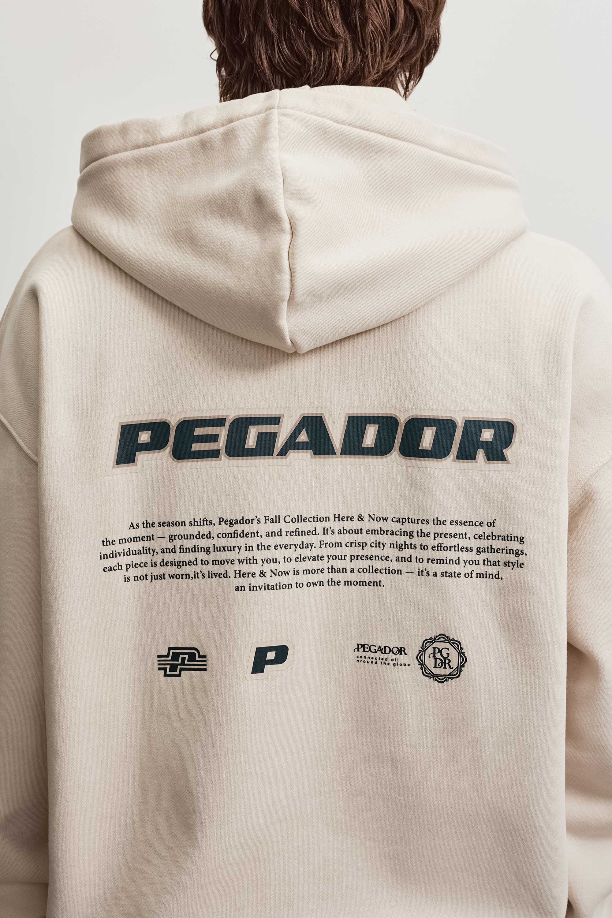 PEGADOR Kapuzensweatjacke »Binibeca Oversized Sweat Jacket« Baumwollmischung, oversize