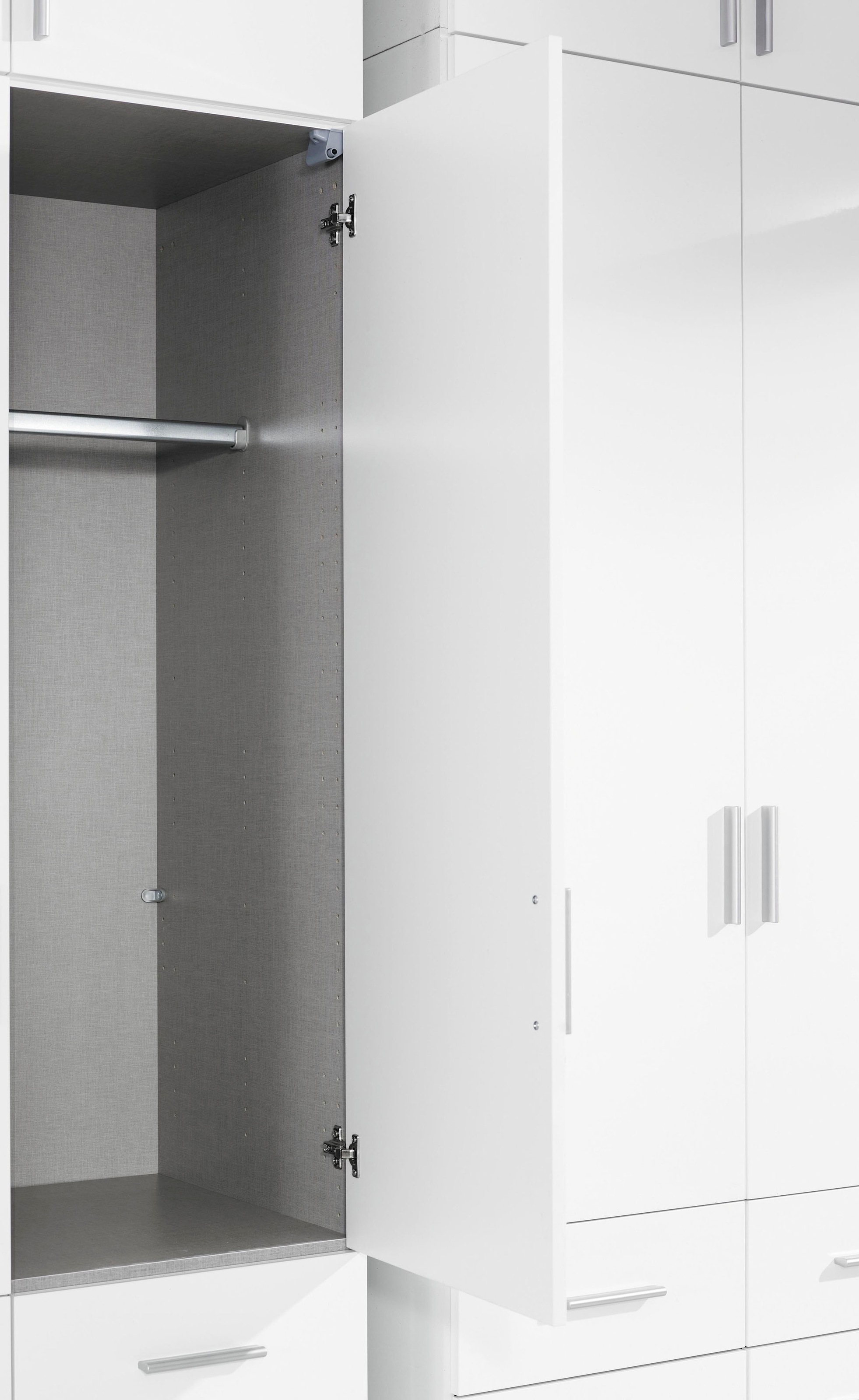 rauch Drehtürenschrank »Kleiderschrank Schrank Garderobe Schlafzimmerschrank CELLE«, in 4 Breiten und 2 Höhen, optional mit Schubkästen MADE IN GERMANY