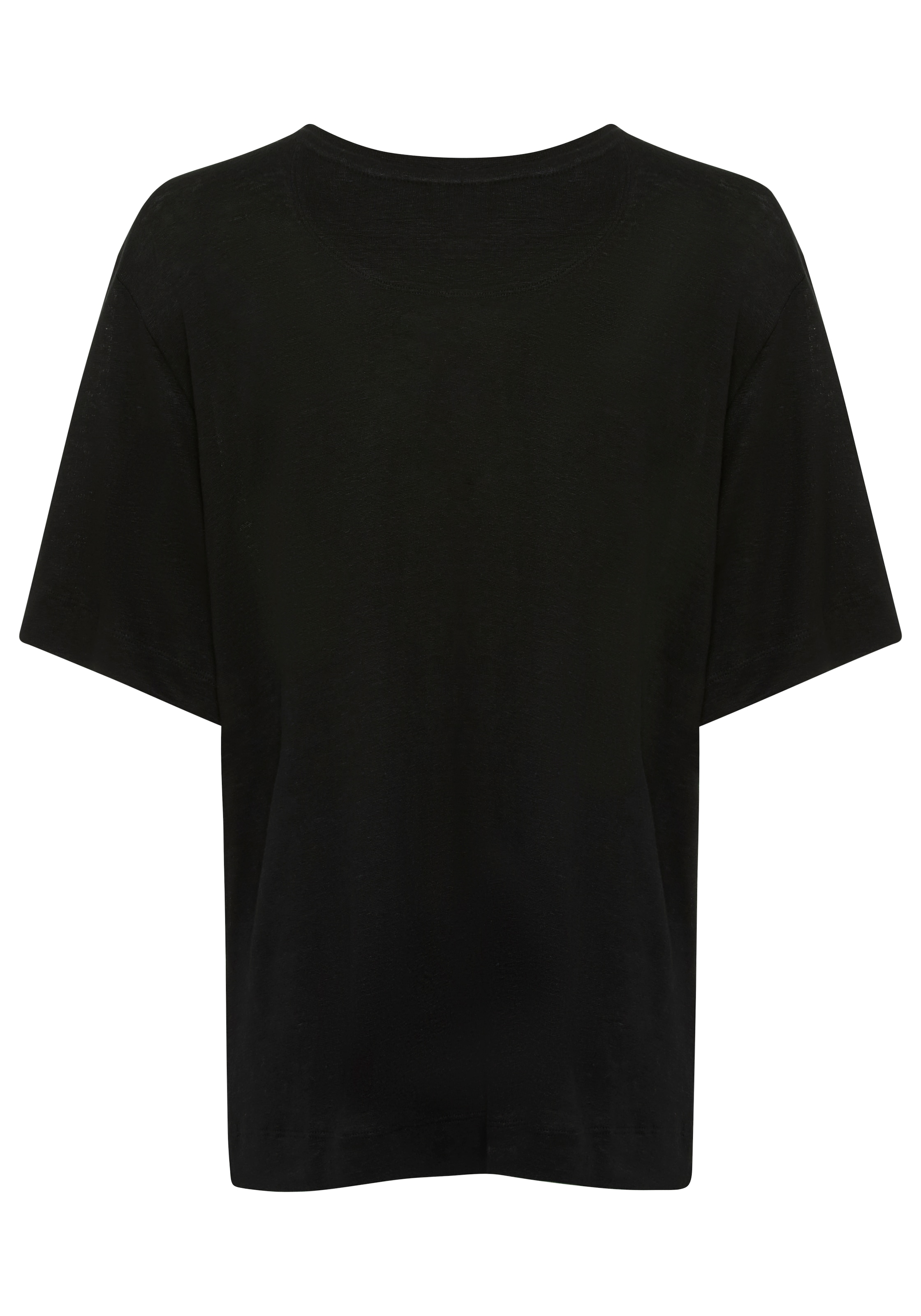 BOSS ORANGE T-Shirt »Emma Premium Damenmode« aus reinem Leinen, Rundhals