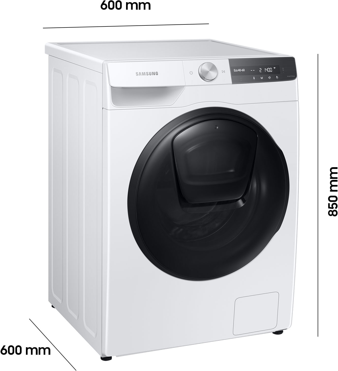 Samsung Waschmaschine WW8500T »WW81T854ABT«, 8 kg, 1400 U/min, QuickDrive™
