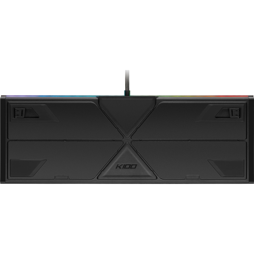 Corsair Gaming-Tastatur »K100 CHERRY MX SPEED«, (programmierbare G-Tasten-Lautstärkeregler-Ziffernblock-Handgelenkauflage)