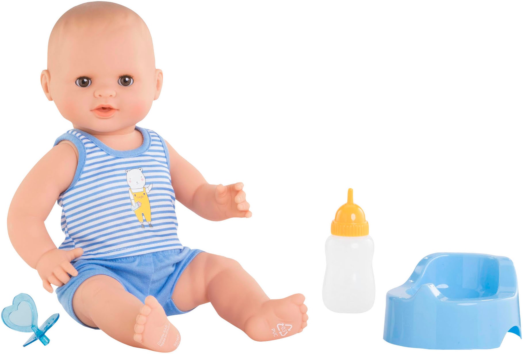Corolle® Babypuppe »Mon Grand Poupon, Paul Trink+Näss Badebaby«, mit Vanilleduft