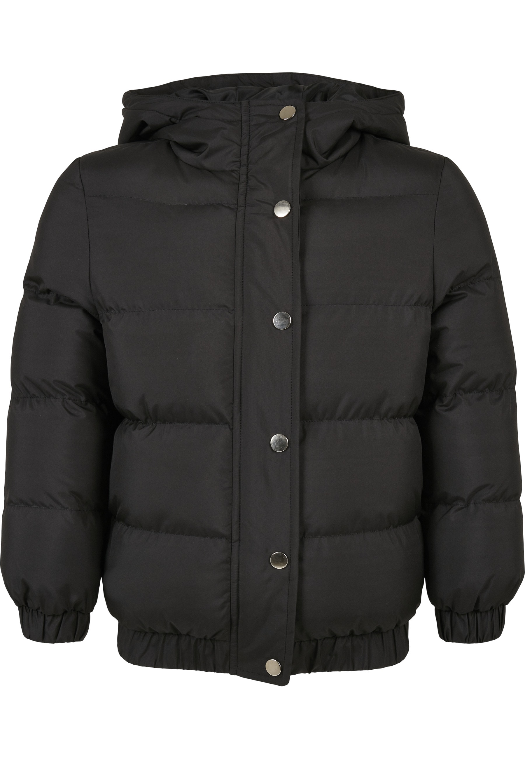 URBAN CLASSICS Winterjacke »Urban Classics Damen Girls Hooded Puffer Jacket« 1 Stk. tlg. mit Kapuze