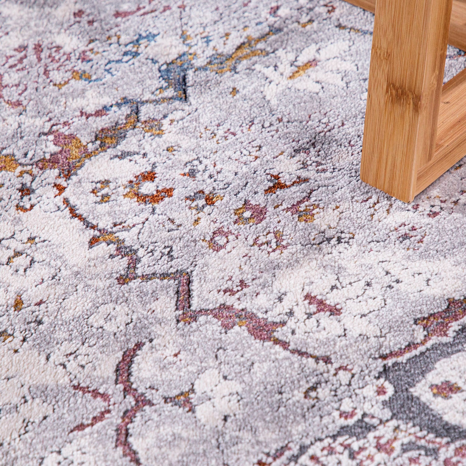 Paco Home Teppich »Calabria 583«, rechteckig, 14 mm Höhe, Kurzflor, Orient-Optik, Vintage Design
