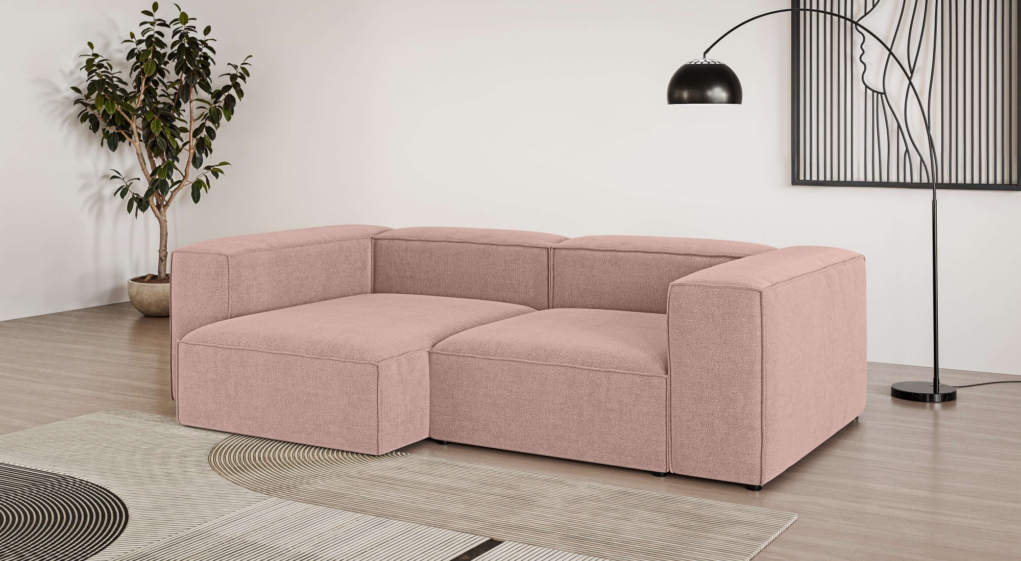 INOSIGN Ecksofa »XL HAILY L-Form, Modularsofa extra tief, Maße B/T/H: 260/1 günstig online kaufen