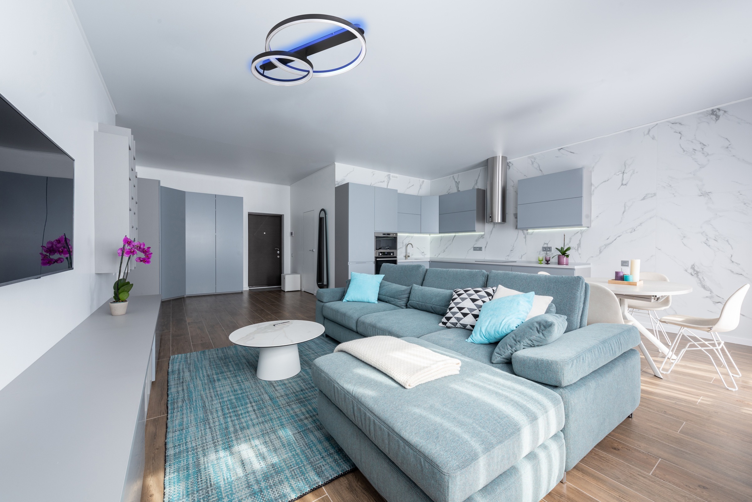 GLOBO LIGHTING Deckenleuchte »AUGUSTO« LED-Modul 1 Stk. Deckenlampe Wohnzim günstig online kaufen