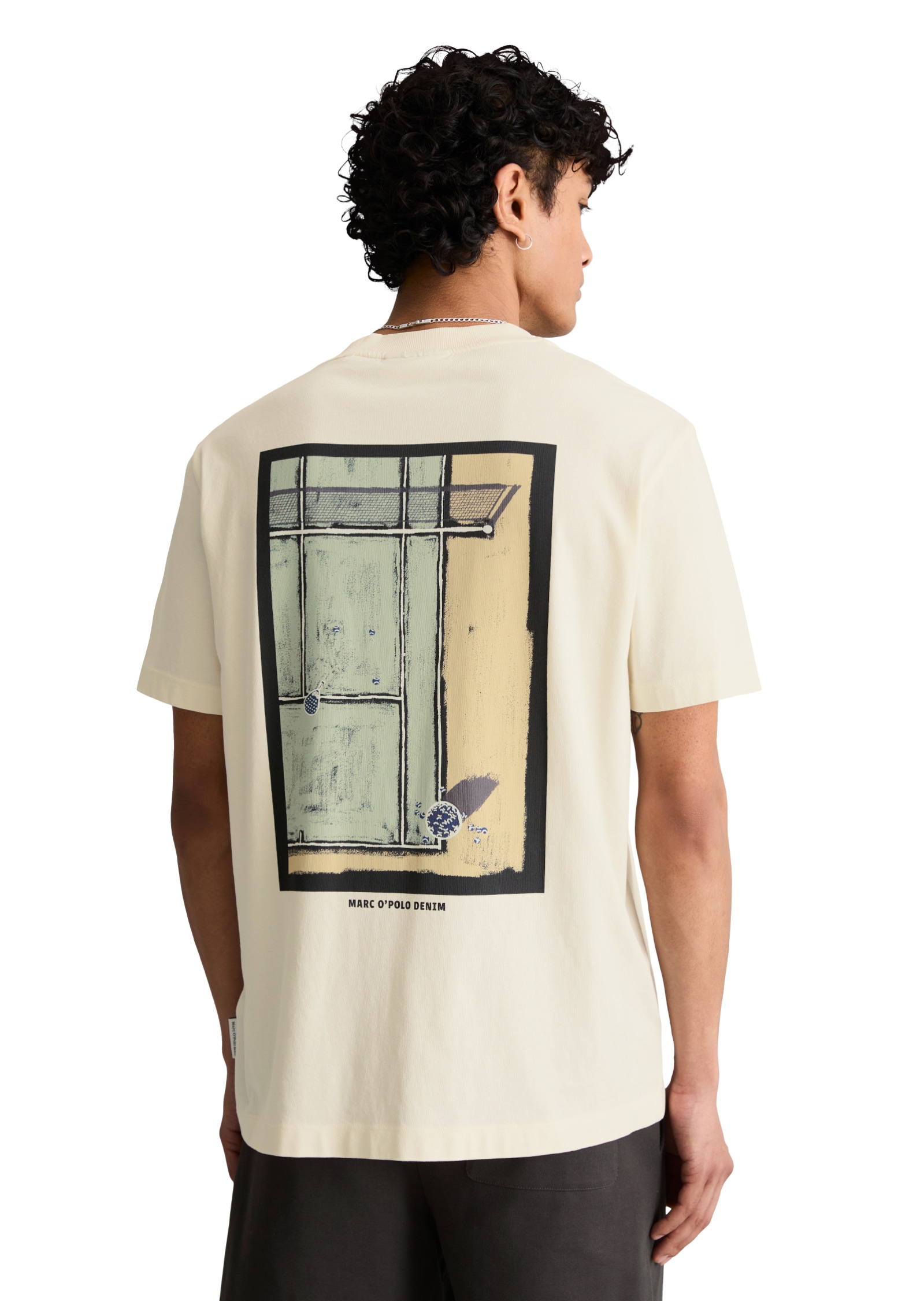 Marc O'Polo DENIM T-Shirt relaxed fit mit Rückenprint