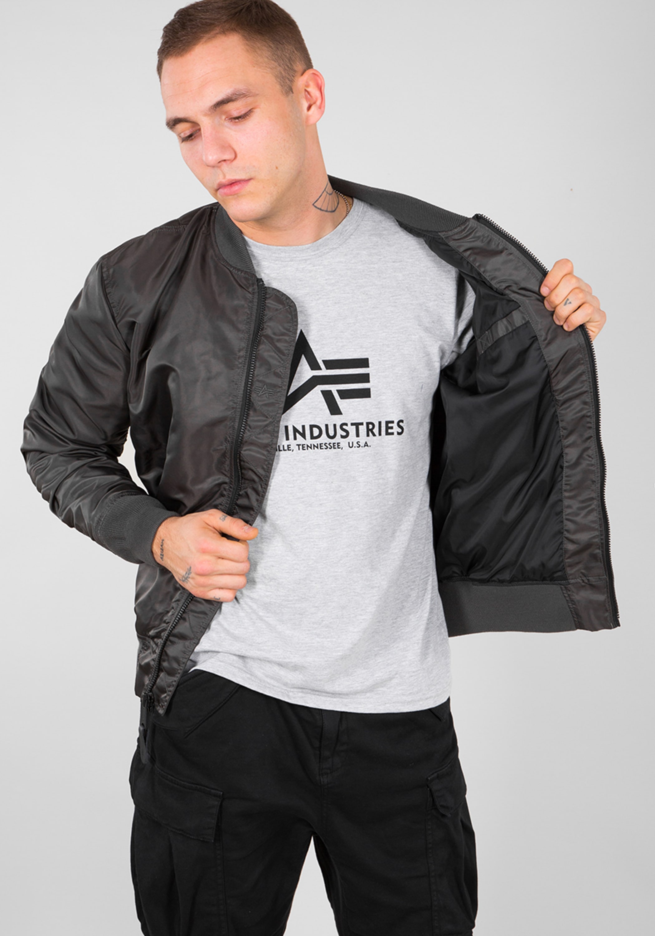Alpha Industries Bomberjacke »Alpha Industries Men - Bomber Jackets MA-1 TT Custom«