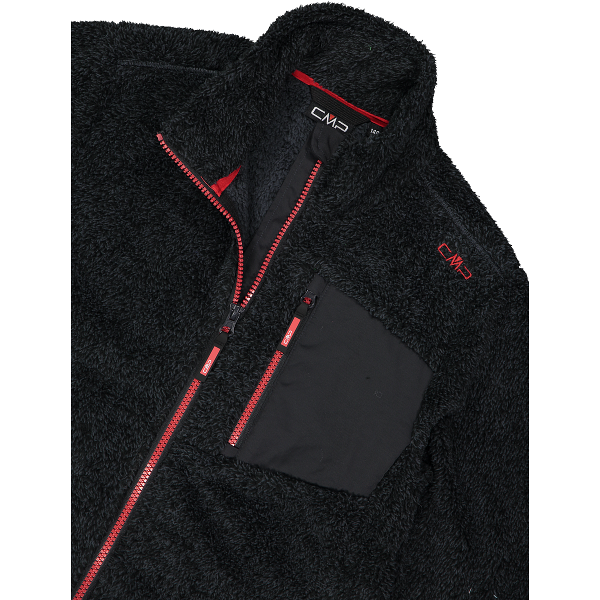 CMP Fleecejacke 1 Stk. tlg. sportlicher Stil, atmungsaktiv, mit Reißverschluss