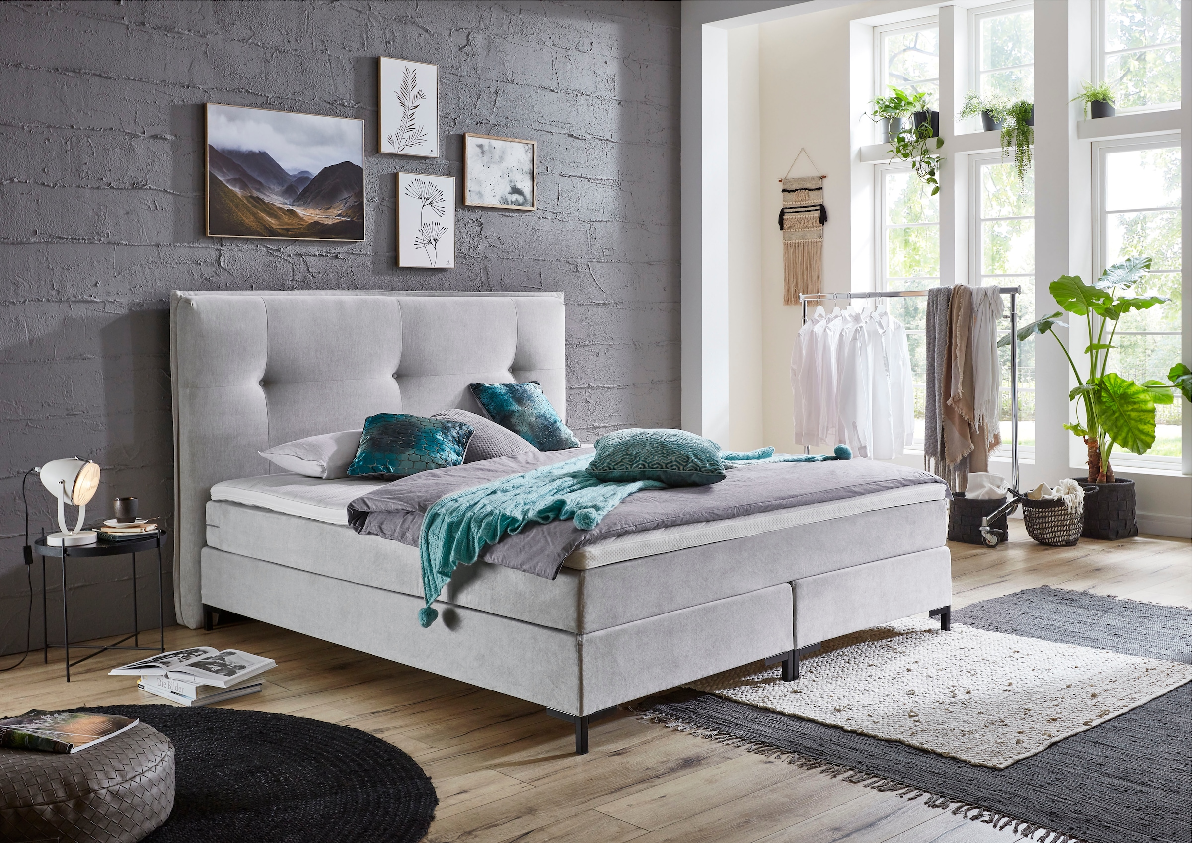 ATLANTIC home collection Boxspringbett "Romy" günstig online kaufen