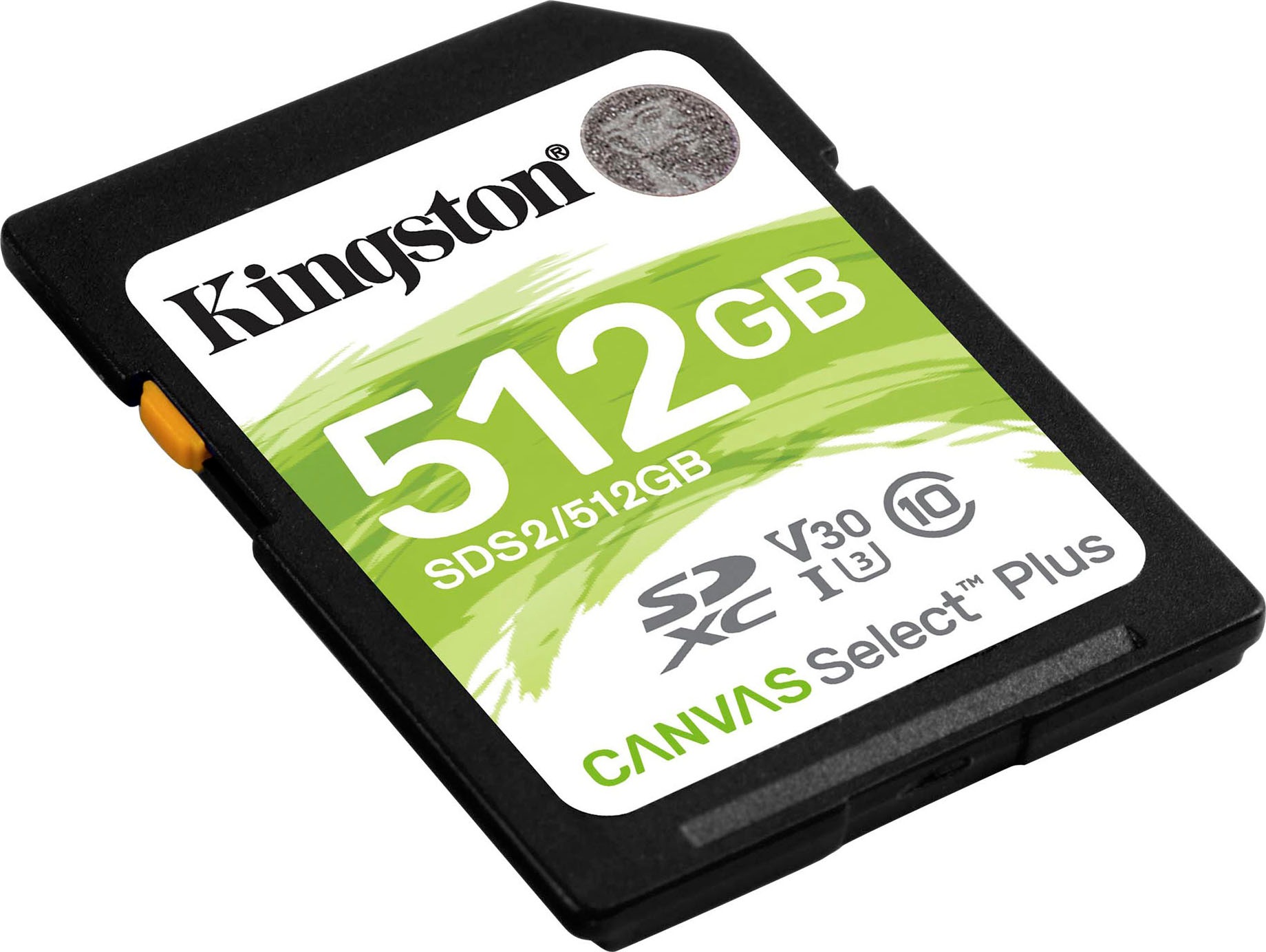 Kingston Speicherkarte »Canvas Select Plus SD 512GB«, (UHS-I Class 10 100 MB/s Lesegeschwindigkeit)