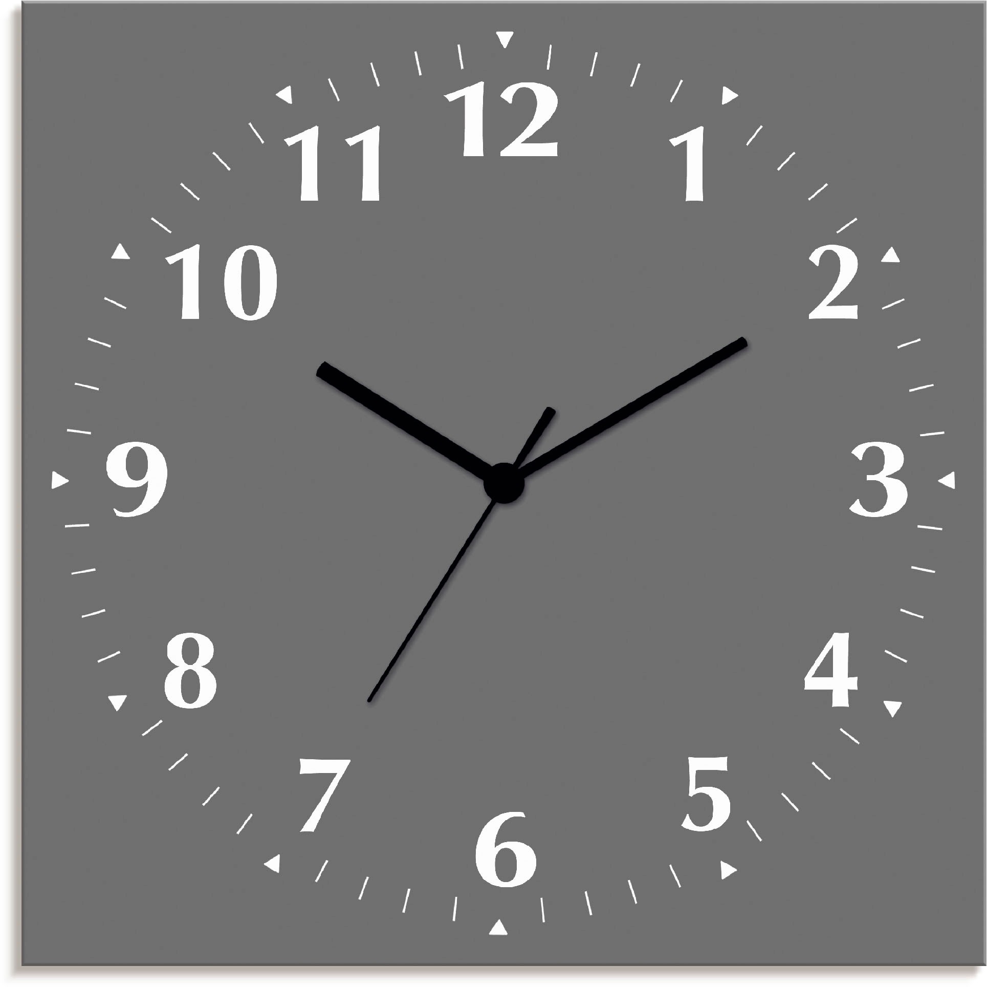 Artland Wanduhr »Uni Trendfarben« wahlweise mit Quarz- oder Funkuhrwerk, la günstig online kaufen