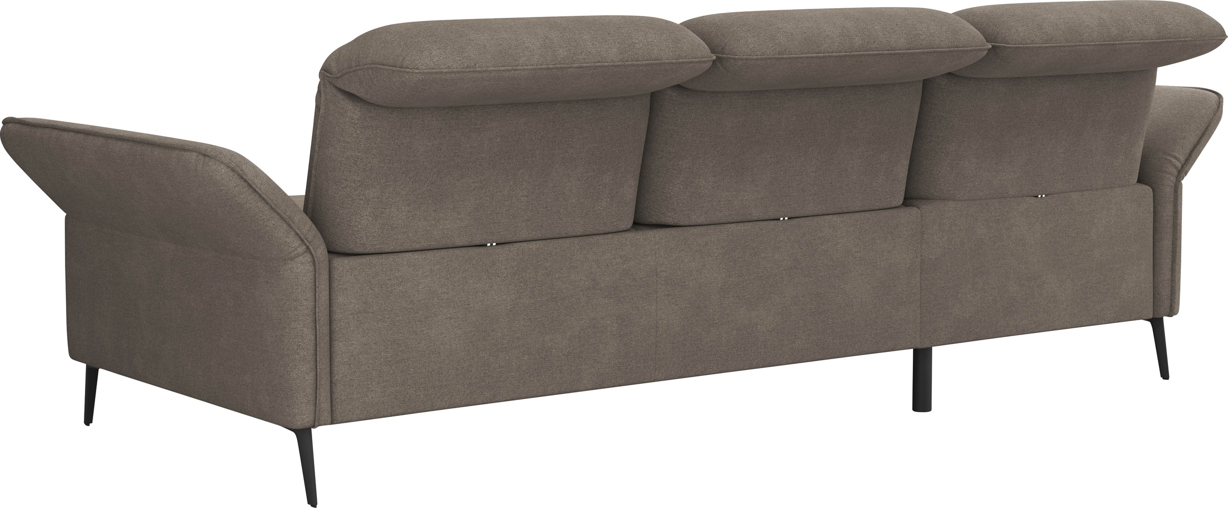 sit&more Ecksofa »Emely, inkl. Sitztiefenverstellung«, wahlweise mit Bettfunktion,Bettkasten,Kopf- & Armteilverstellung