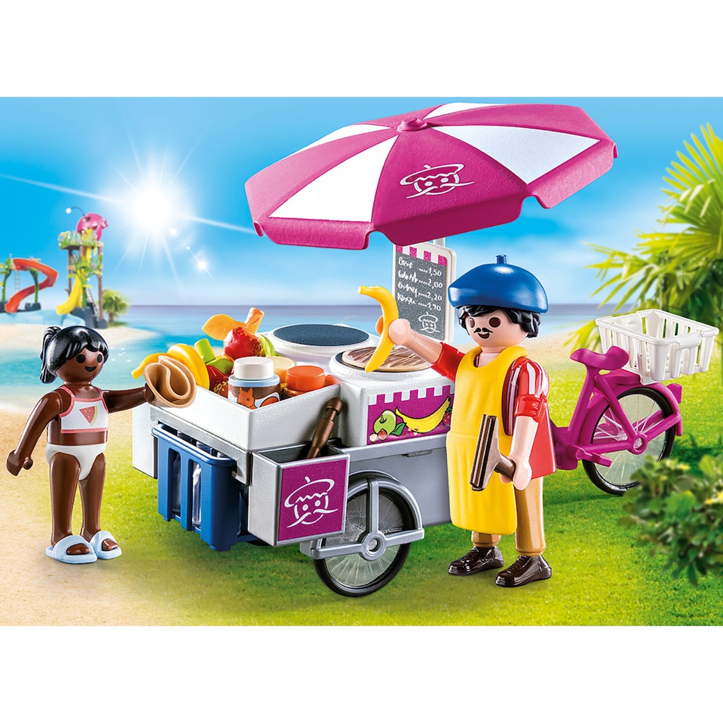 Playmobil® Konstruktions-Spielset »Mobiler CrÃªpes-Verkauf (70614), Family Fun«, (44 St.)