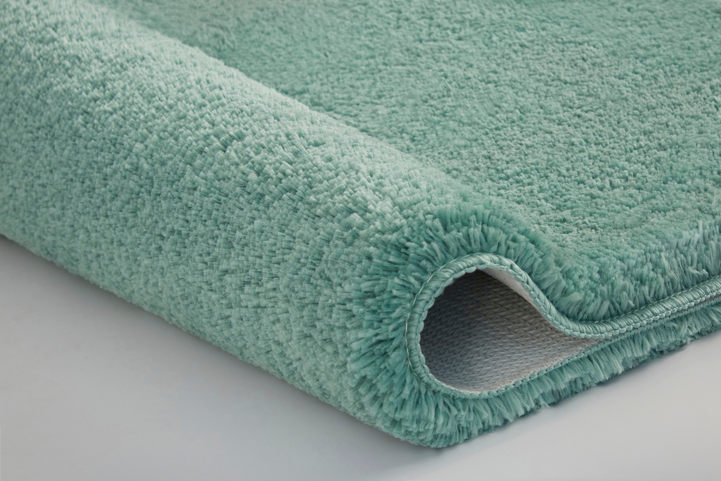 Kleine Wolke Badematte »Meadow«, rutschhemmend beschichtet, fußbodenheizungsgeeignet, Badteppich, Uni Farben