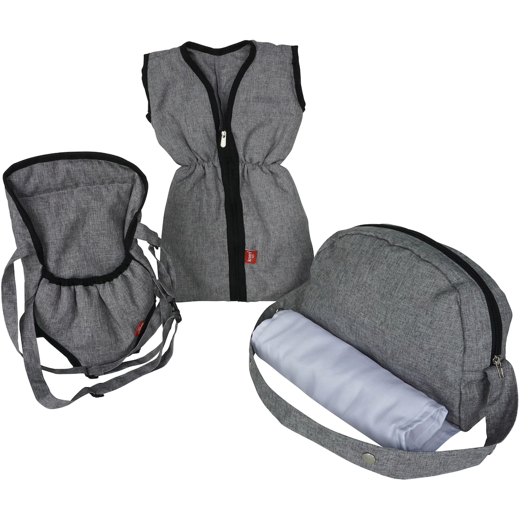 Knorrtoys® Puppen Schlafsack »Puppenzubehörset - Stone«, (Set, 3 tlg.)