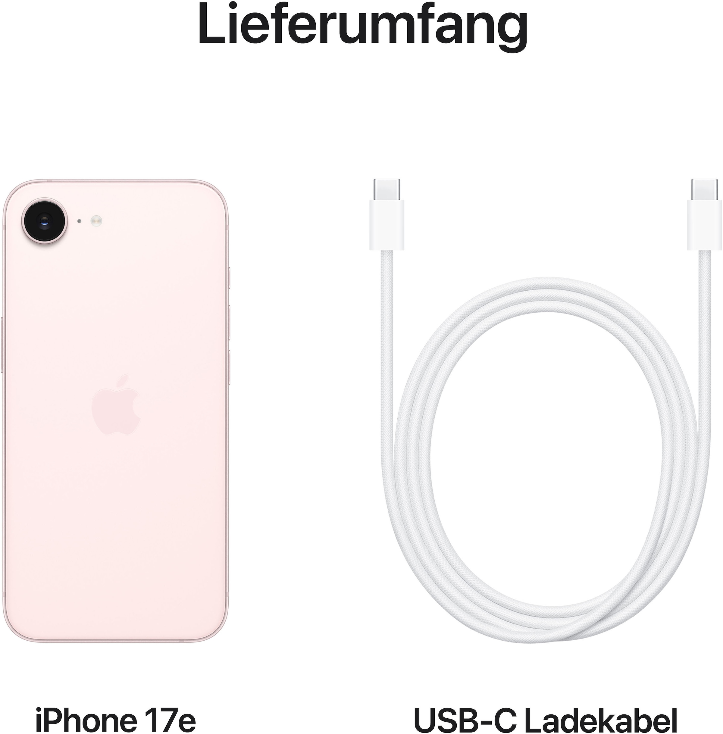 Apple Smartphone »iPhone 17e« Soft Pink