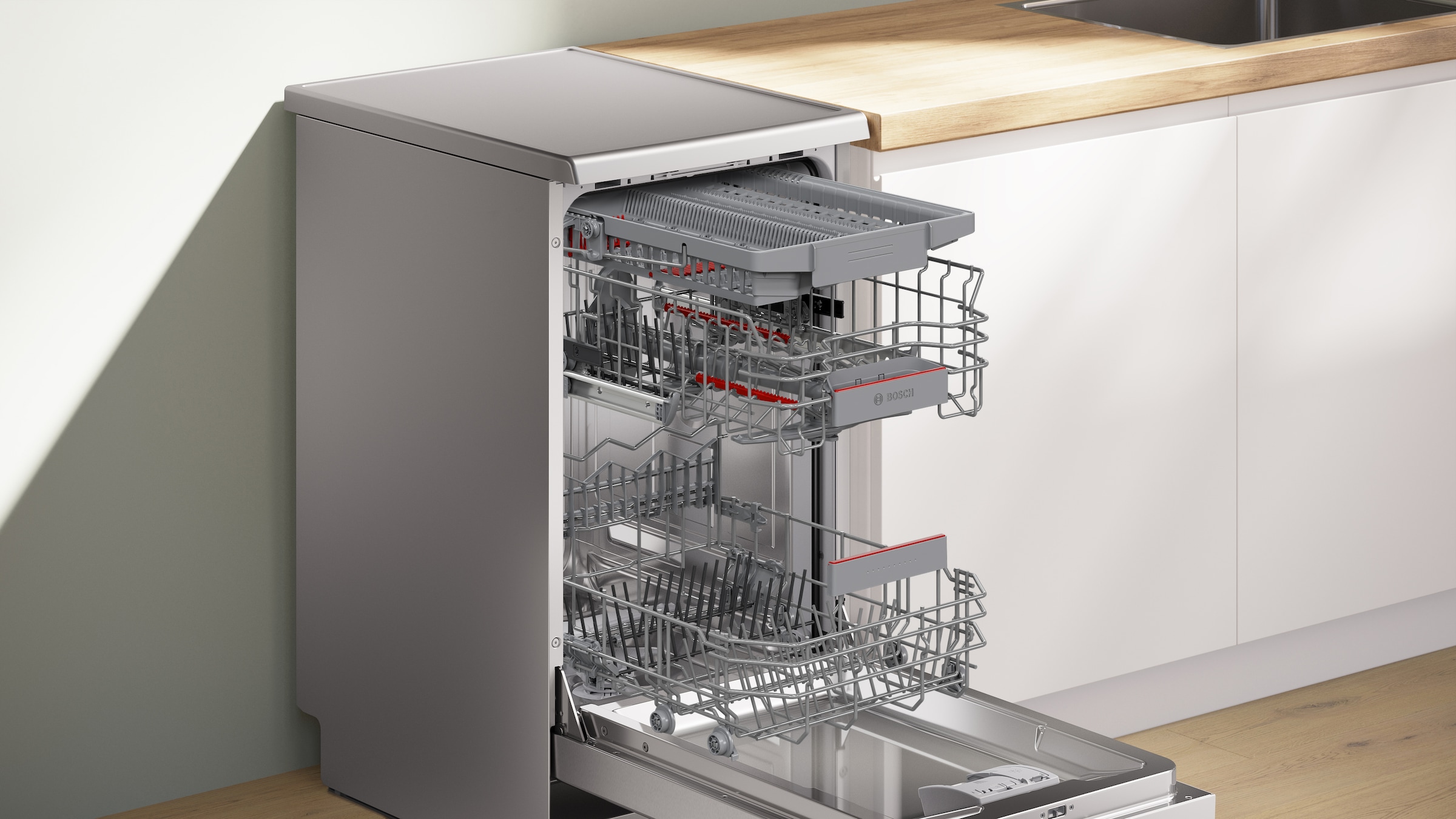 BOSCH Standgeschirrspüler Serie 4 »SPS4HMI13E« 10 tlg. Maßgedecke