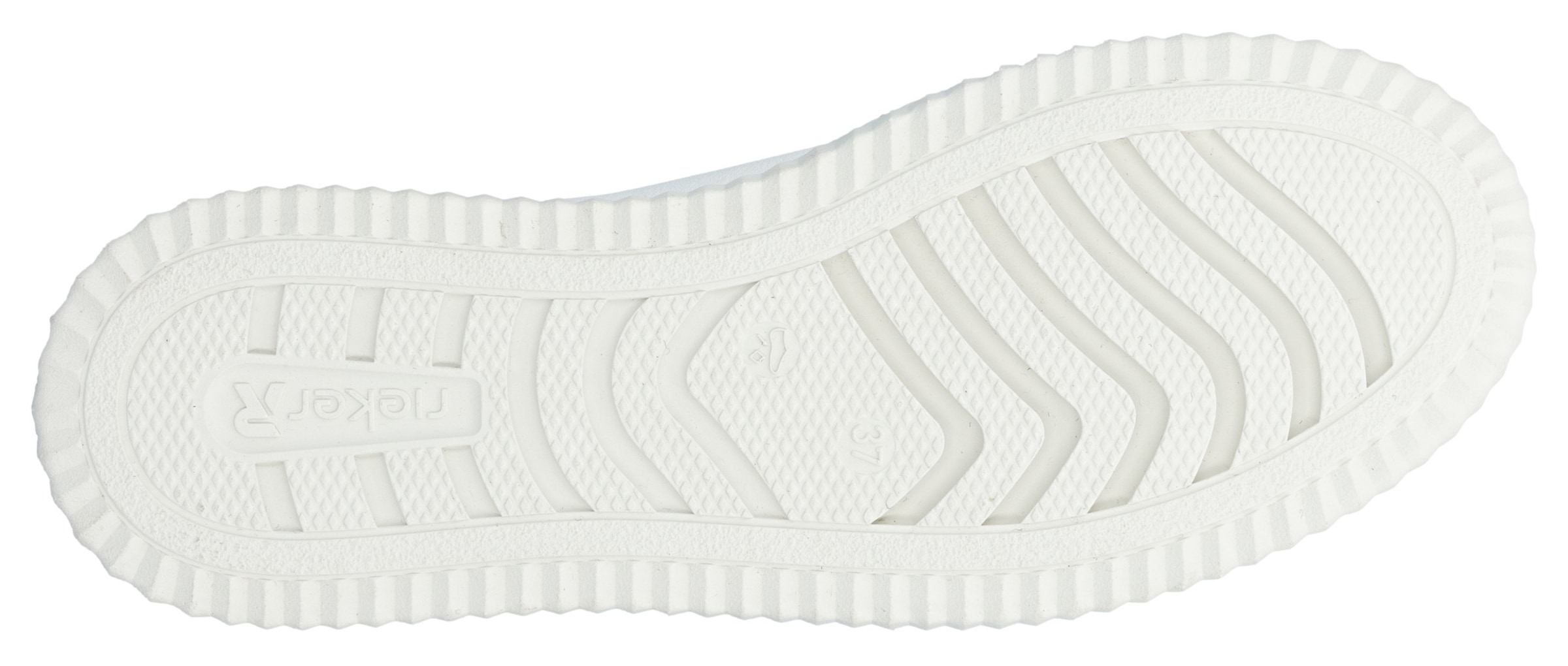 Rieker Plateausneaker  Halbschuh, Schnürschuh, Casual-Sneaker mit leo-Besatz