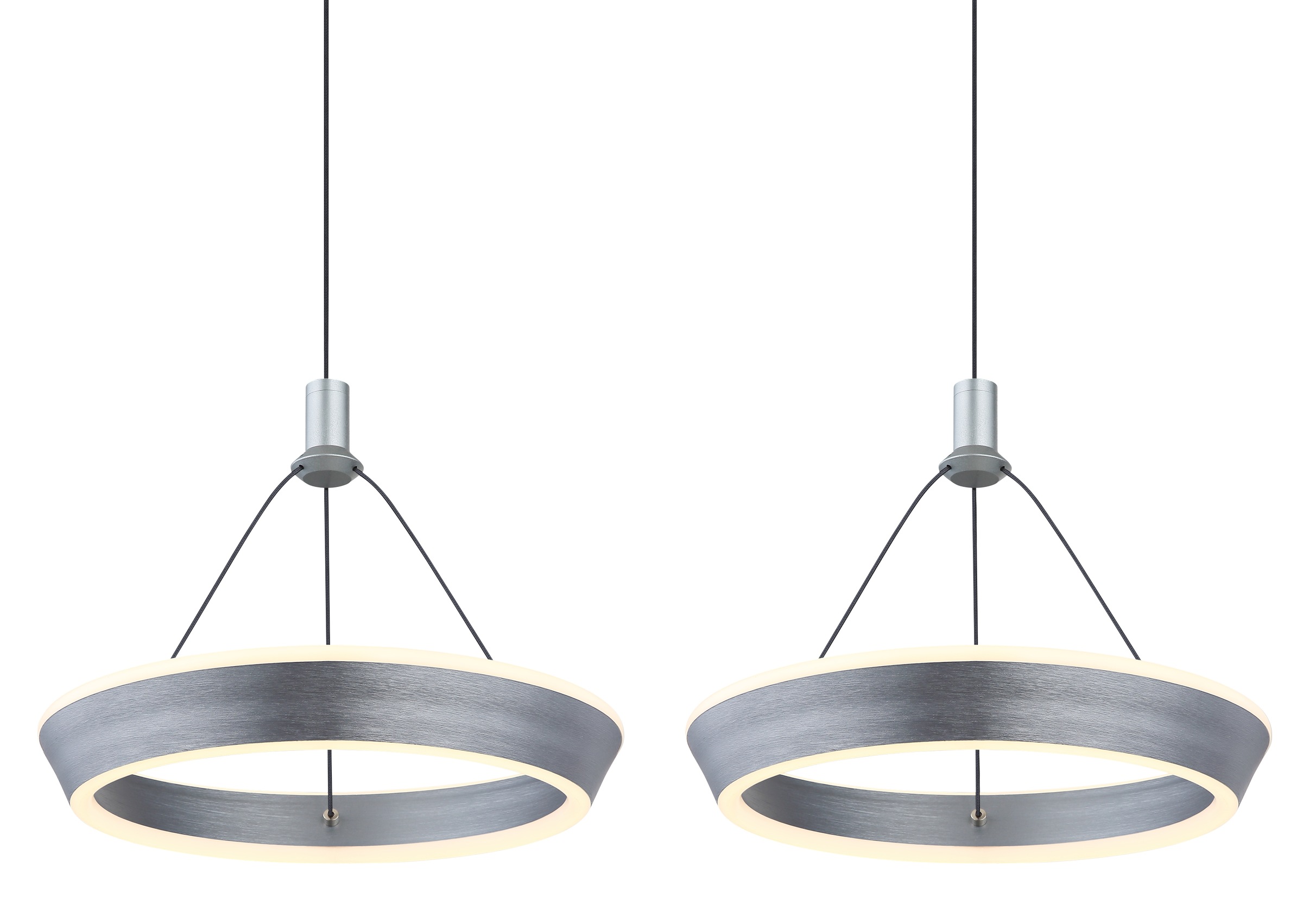 GLOBO LIGHTING LED Pendelleuchte »FERRA«, Leuchtmittel LED-Modul | LED fest integriert, Hängelampe/Hängeleuchte/Wohnzimmer/Esstisch/elegant