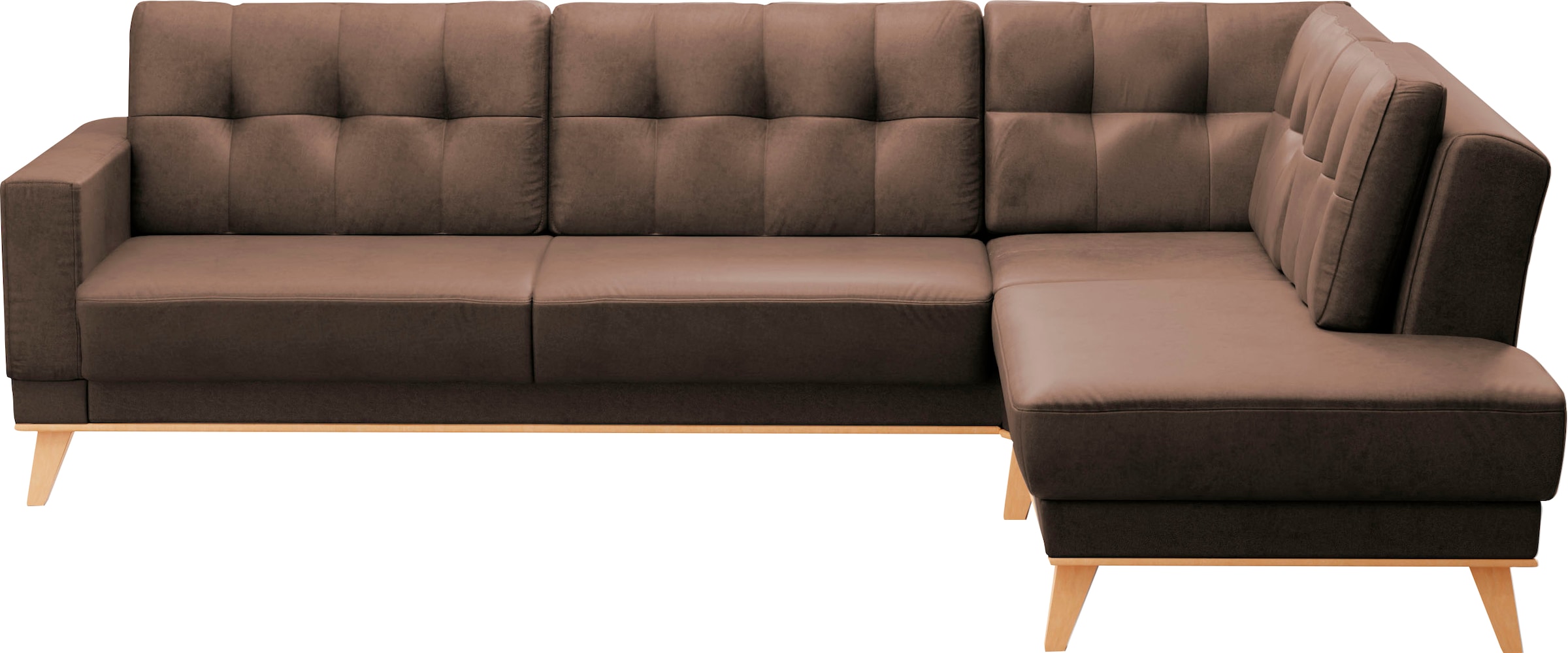 sit&more Ecksofa »Lavida L-Form«, wahlweise mit Kippfunktion und Bettkasten